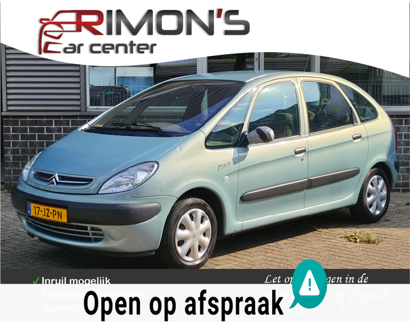 Citroen Xsara Picasso 1.8i-16V Plaisir Apk Tm 04-2027 2002 - voorkant