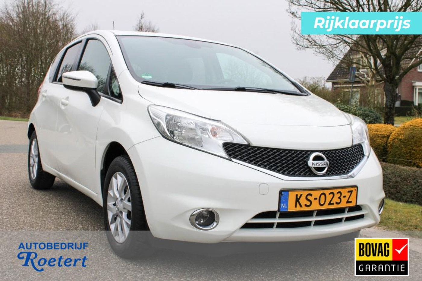 Nissan Note 1.2 80pk Connect Edition ECC/Cruise/Navi/Bluetooth/Trekhaak 2016 - voorkant