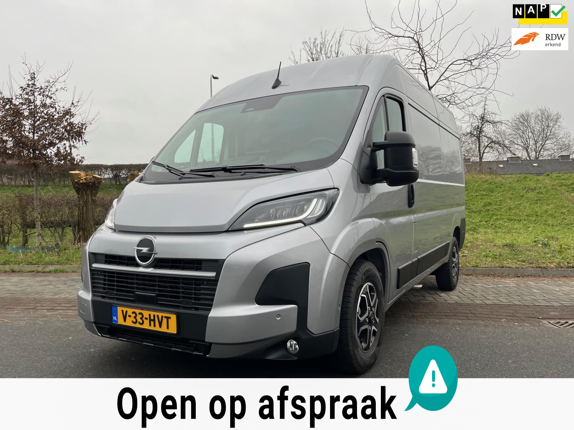 Opel Movano 2.2D 140 S&S L2H2 3.5t , NIEUW ! , BPM VRIJ ! 2024 - voorkant