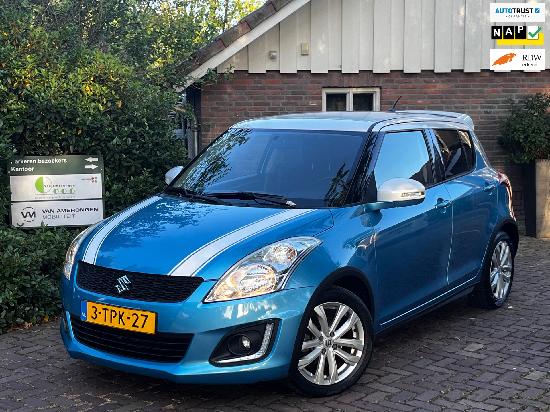 Suzuki Swift 1.2 S-Edition|RIJKLAAR|NAV|AC|CRUISE|NAP|GARANT 2014 - voorkant