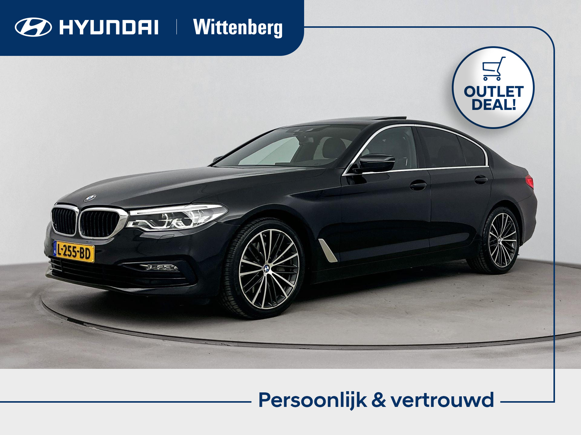 BMW 5-serie 540i xDrive High Executive 2018 - voorkant