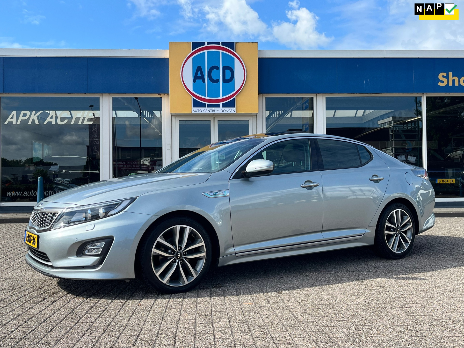 Kia Optima 2.0 CVVT Hybrid ExecutiveLine | PanoramaDak | Orig. NL | 2014 - voorkant