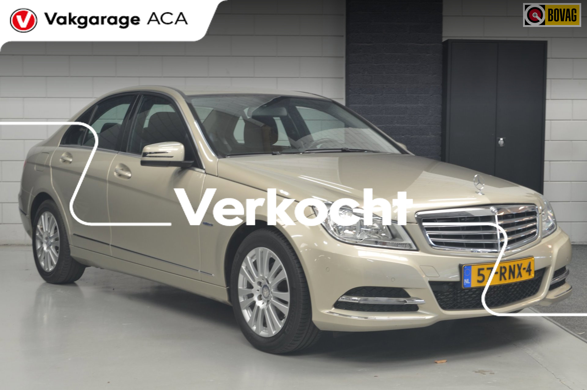 Mercedes-Benz C 180 180 Business Class Elegance  // 24.000 km // N.A.P. // 1ste EIGENAAR // CLIMA // CRUISE // TREKHAAK // 2011 - voorkant