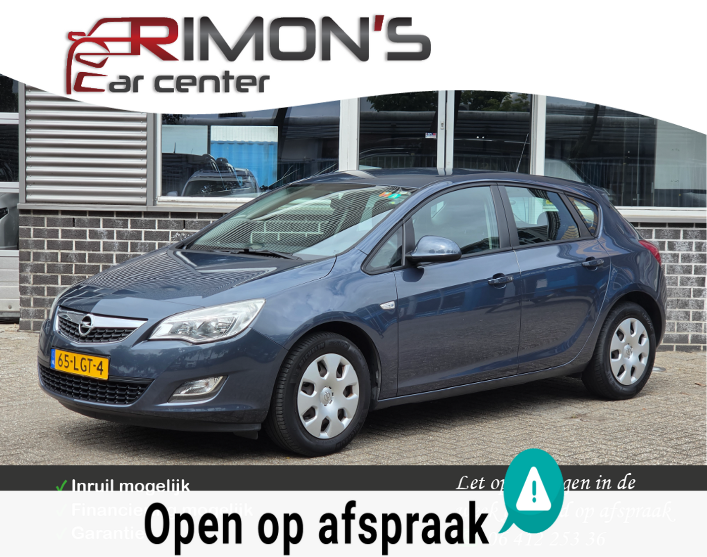 Opel Astra 1.4 Selection Airco 5 Deurs Apk Tm 07-2027 2010 - voorkant