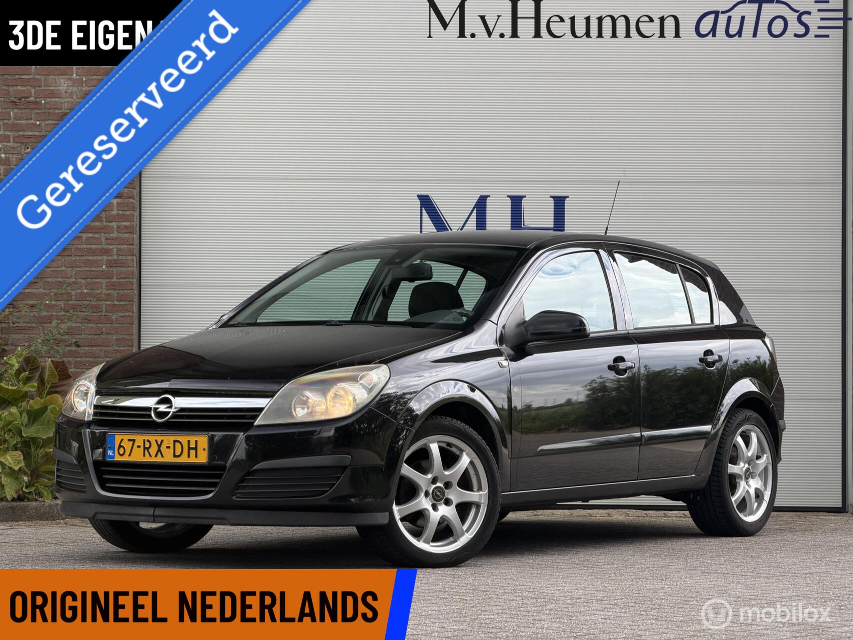 Opel Astra 1.8 125PK Sport ORG NED 3DE EIG Cruise Trekhaak 2005 - voorkant