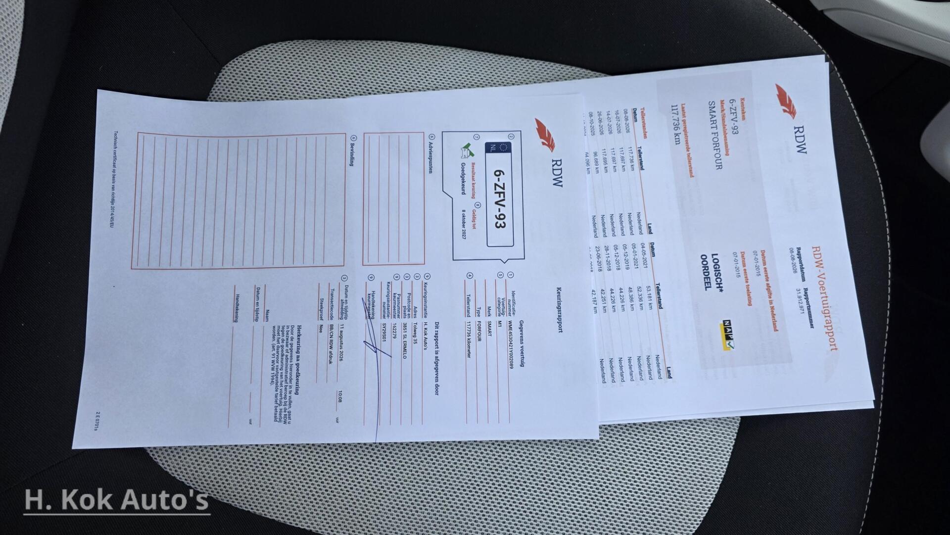 Foto van Smart Forfour