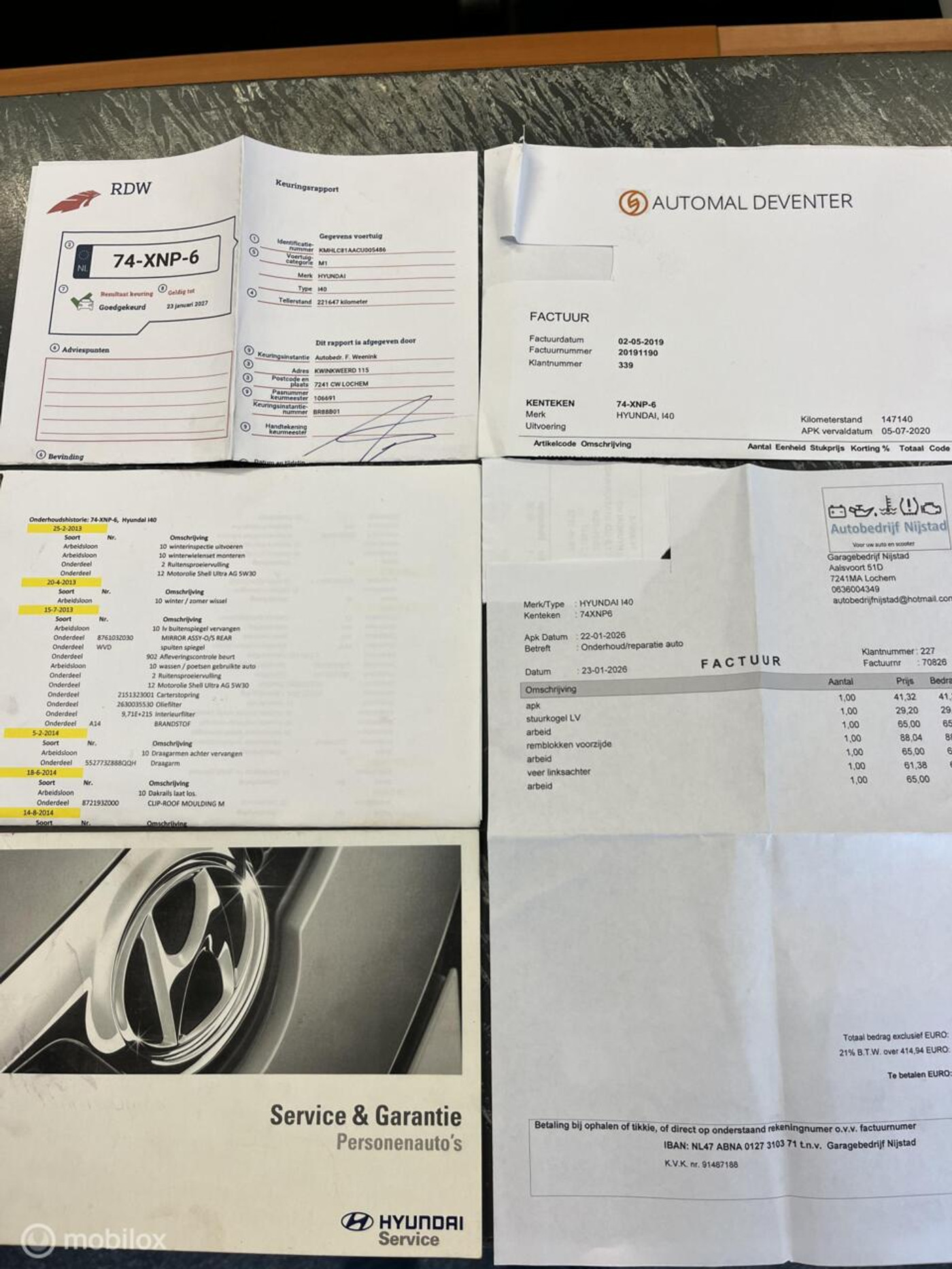 Foto van Hyundai I40