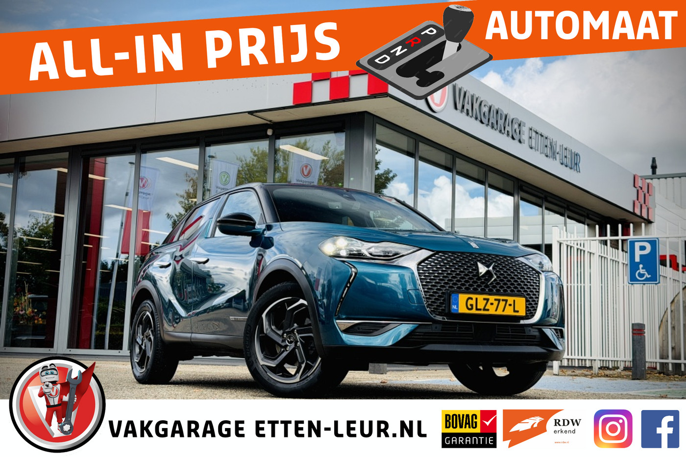 DS Ds3 Crossback 1.2 PT La Premiere 2019 - voorkant