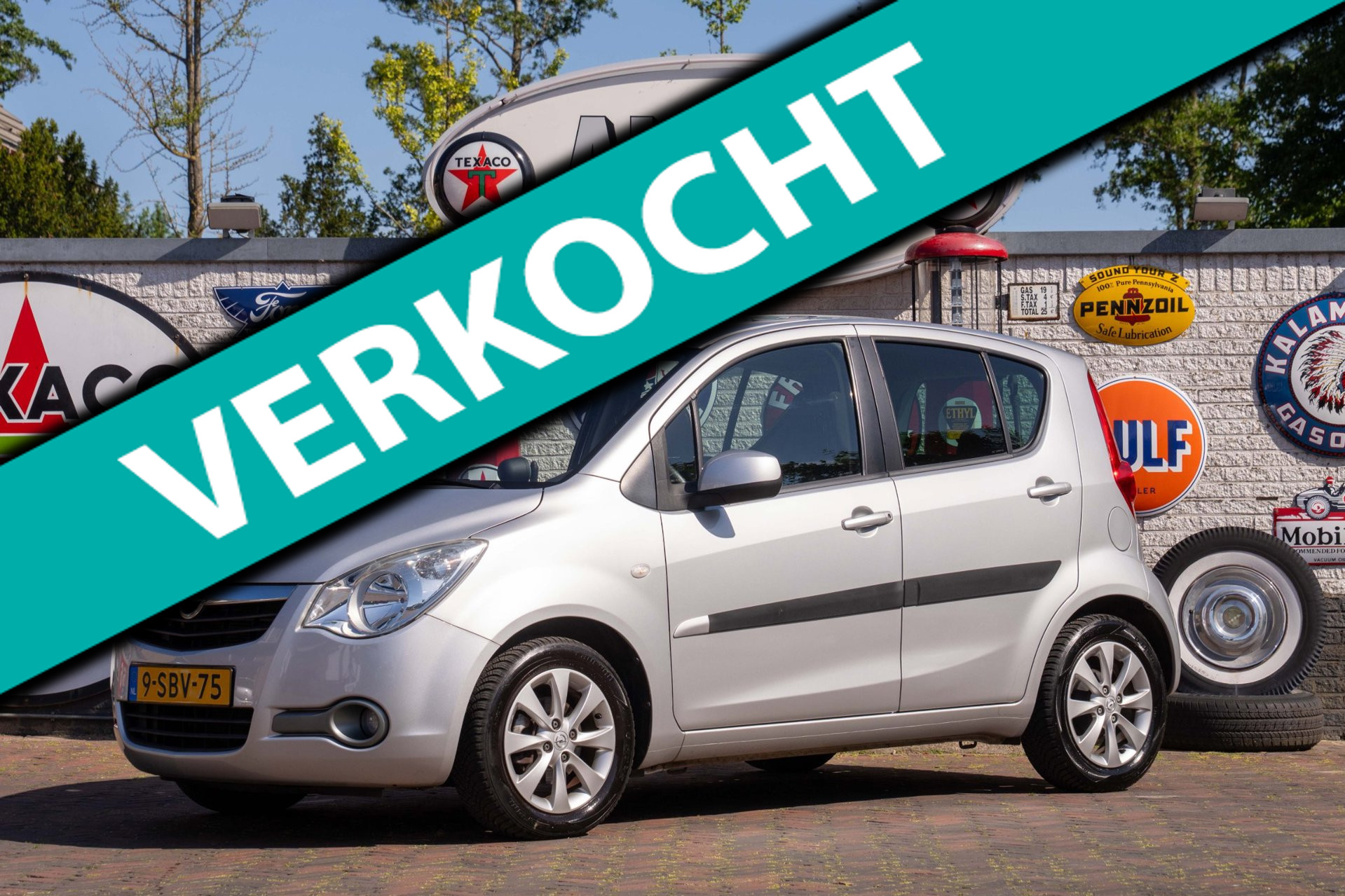 Opel Agila 1.0 Berlin 55.000 km + NAP NL-auto 2013 - voorkant