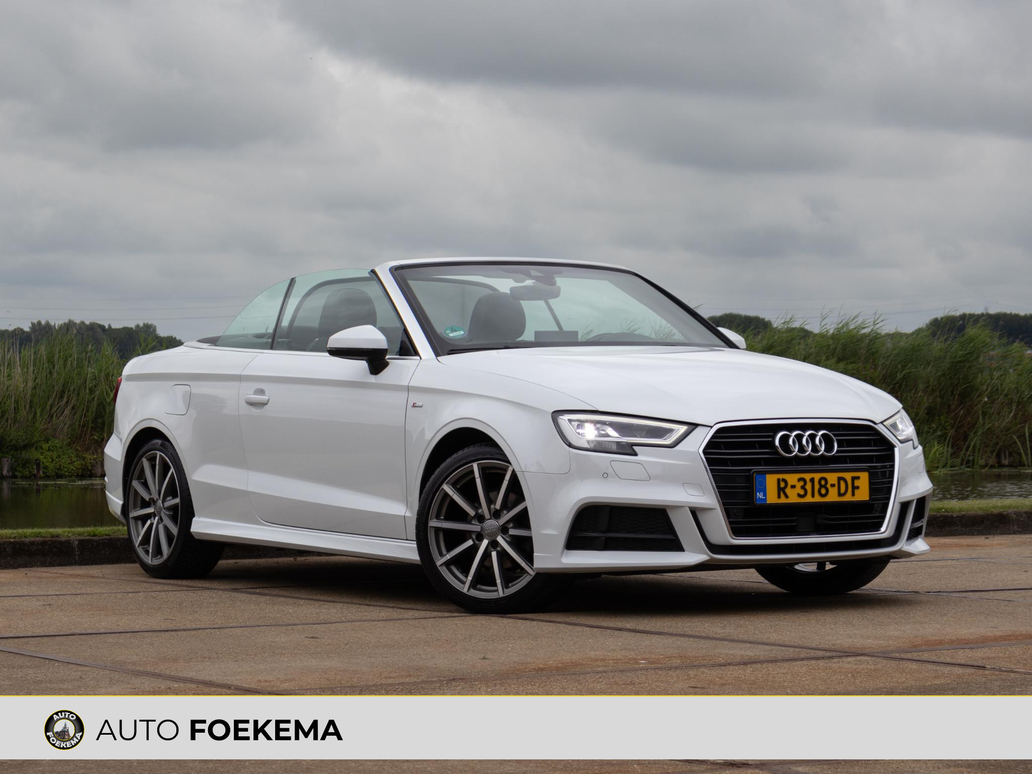 Audi A3 Cabriolet 1.5 TFSI CoD Sport S Line Edition 2018 - voorkant