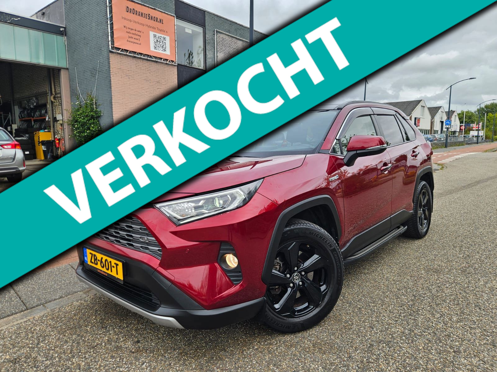 Toyota Toyota Rav4 2.5 Hybrid AWD Executive GARANTIE Trekhaak Sunroof Vol optie 2019 - voorkant