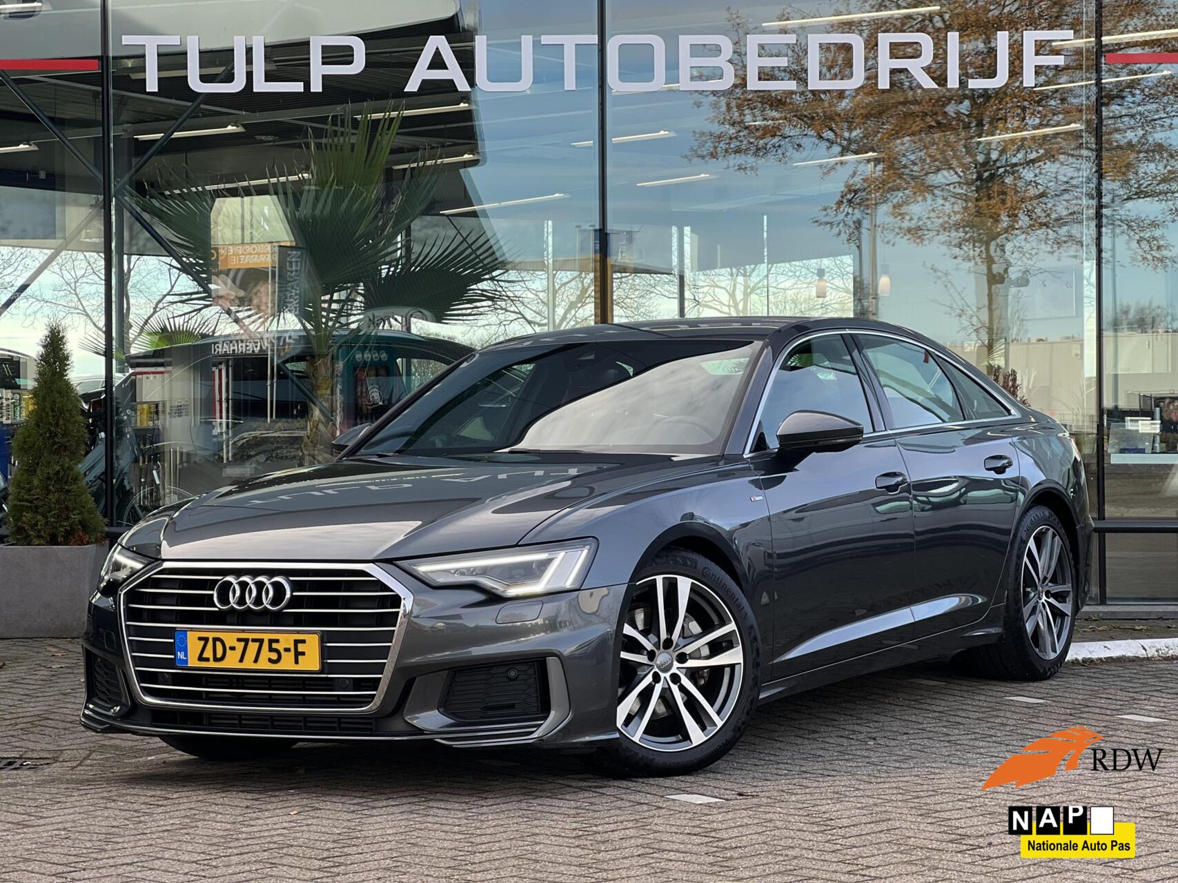 Audi A6 Limousine 45 TFSI Sport S line edition NAP NL AUTO 2019 - voorkant