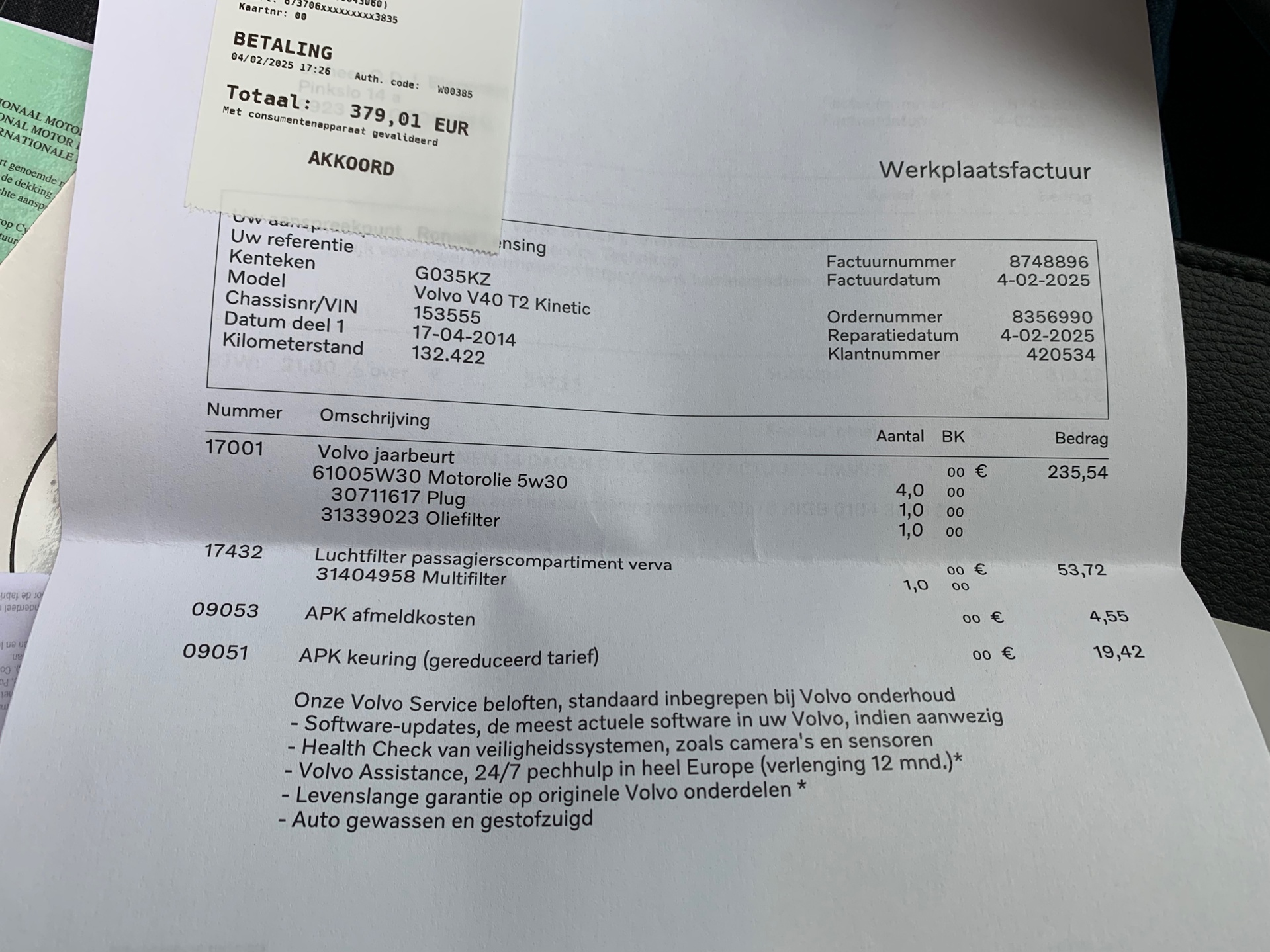 Foto van Volvo V40