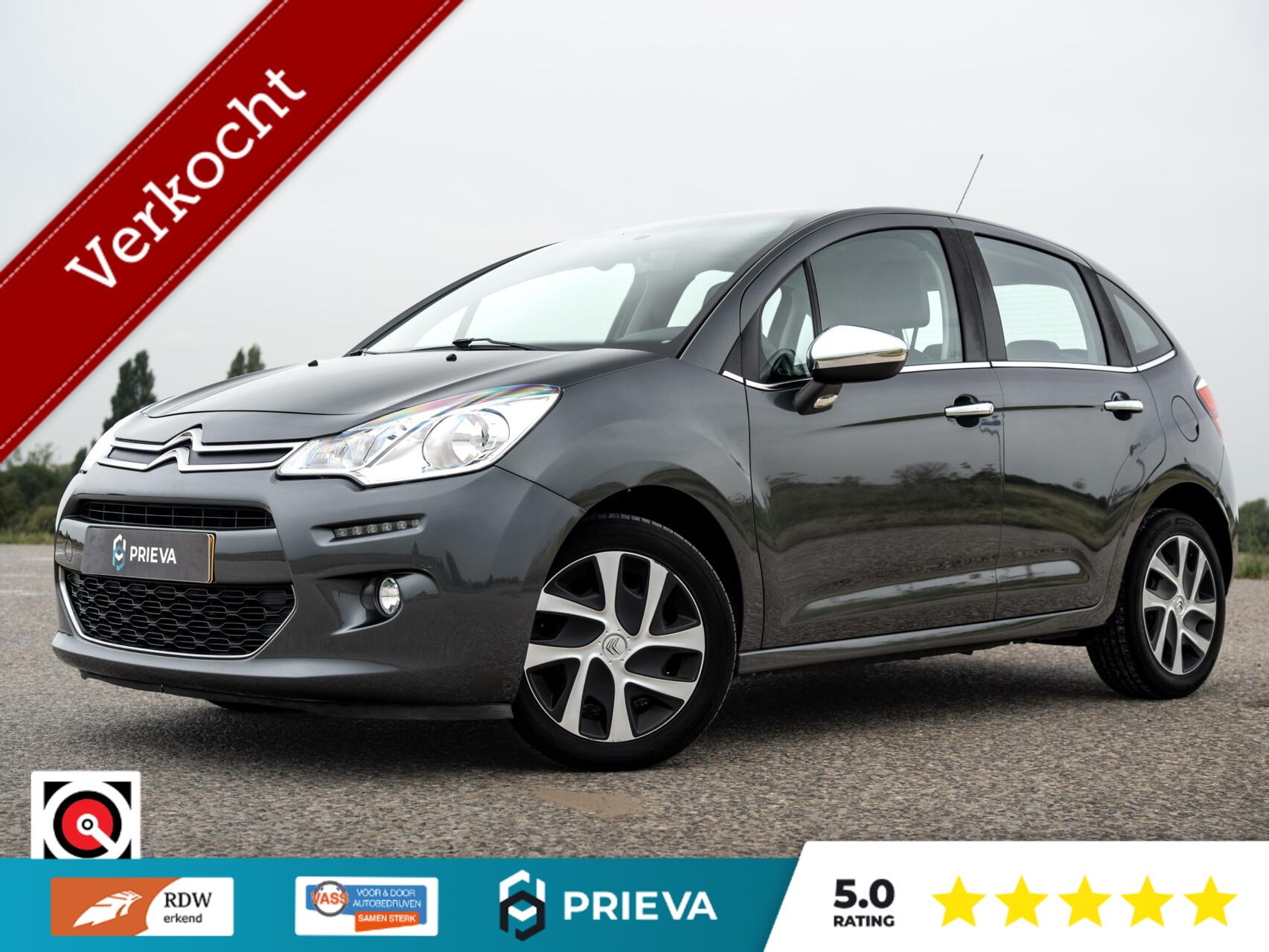 Citroen C3 1.2 PureTech Collection | Pano | Airco | Cruise Control | Leder | NAP | Dealer onderhouden 2015 - voorkant