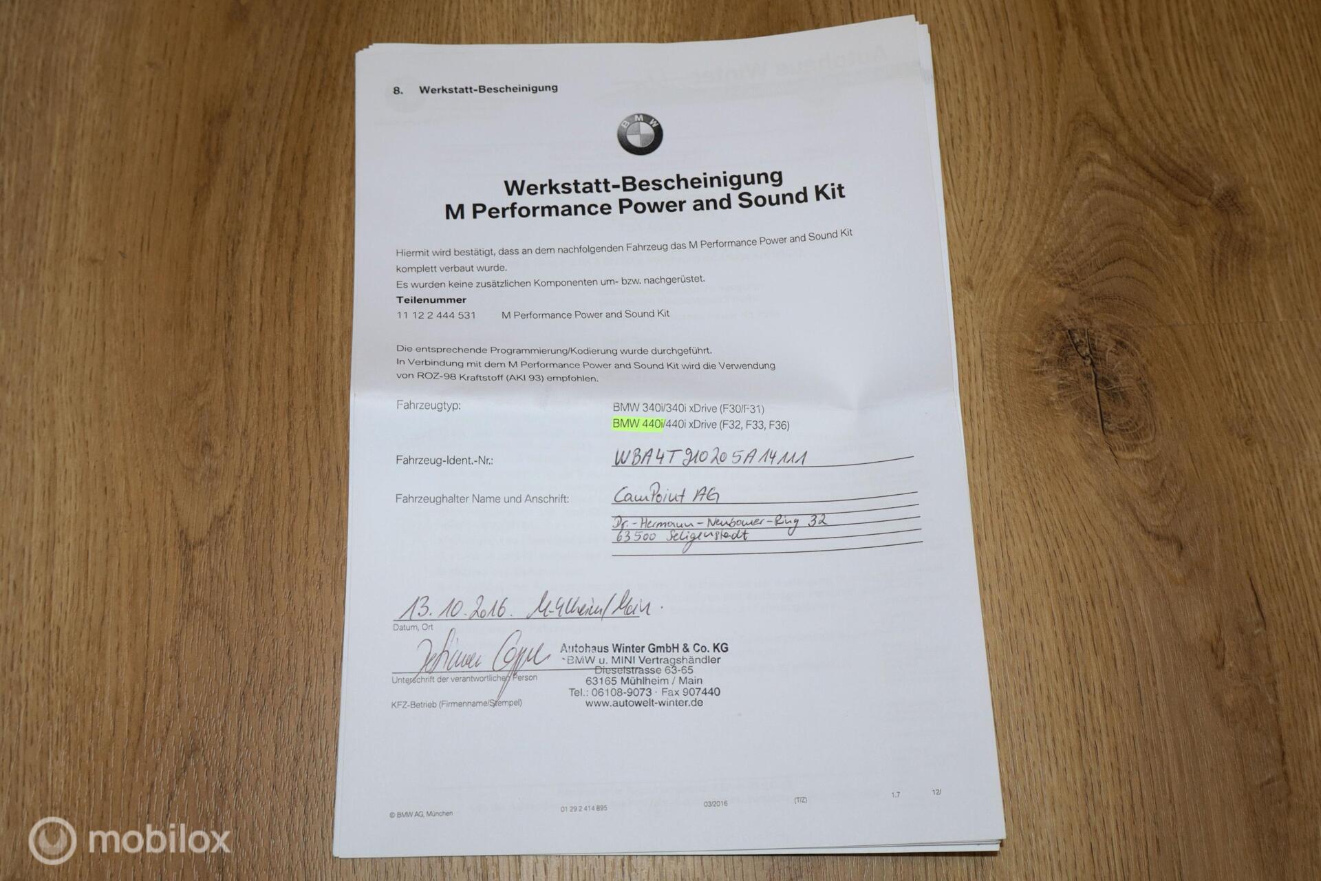 Foto van BMW 440i