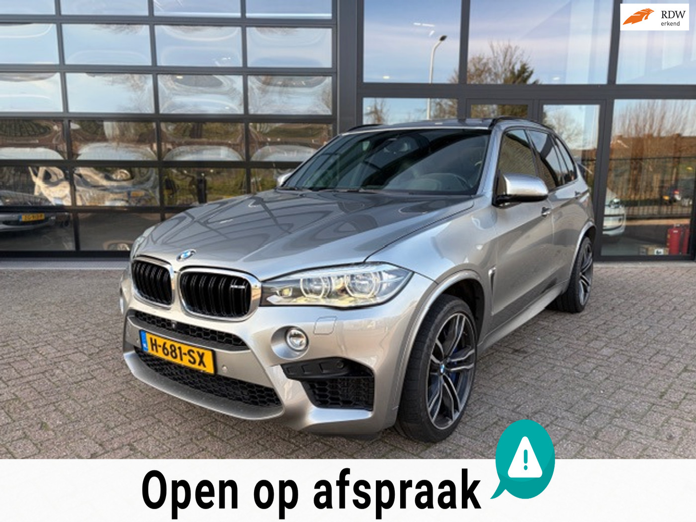 BMW X5 M M , Panodak, 576 pk ! , Leer, Navi, dealer ondh 2015 - voorkant