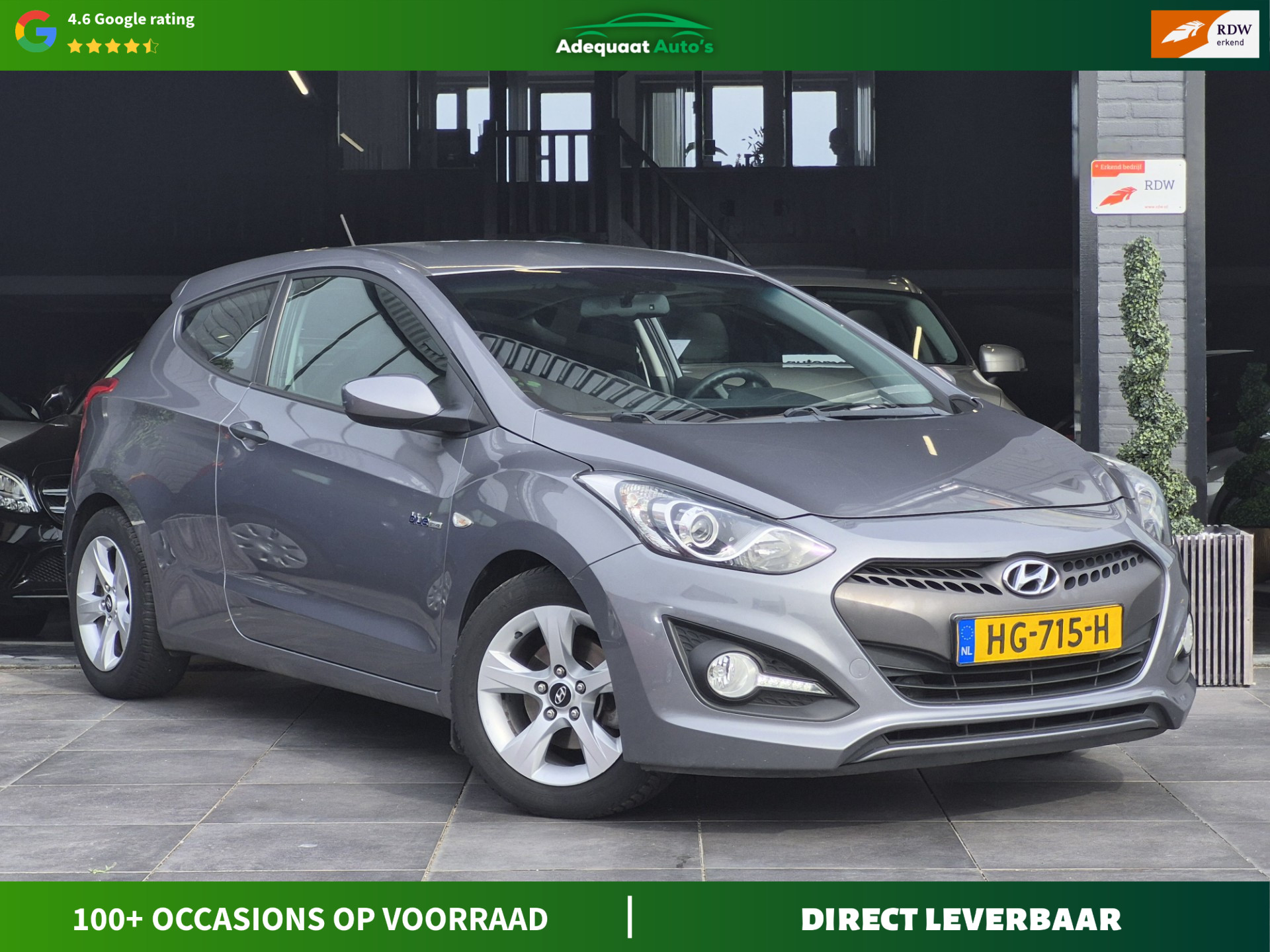 Hyundai I 30 1.6 GDI i-Drive Cool|APK|NAP|Airco|Elek. Ramen 2015 - voorkant