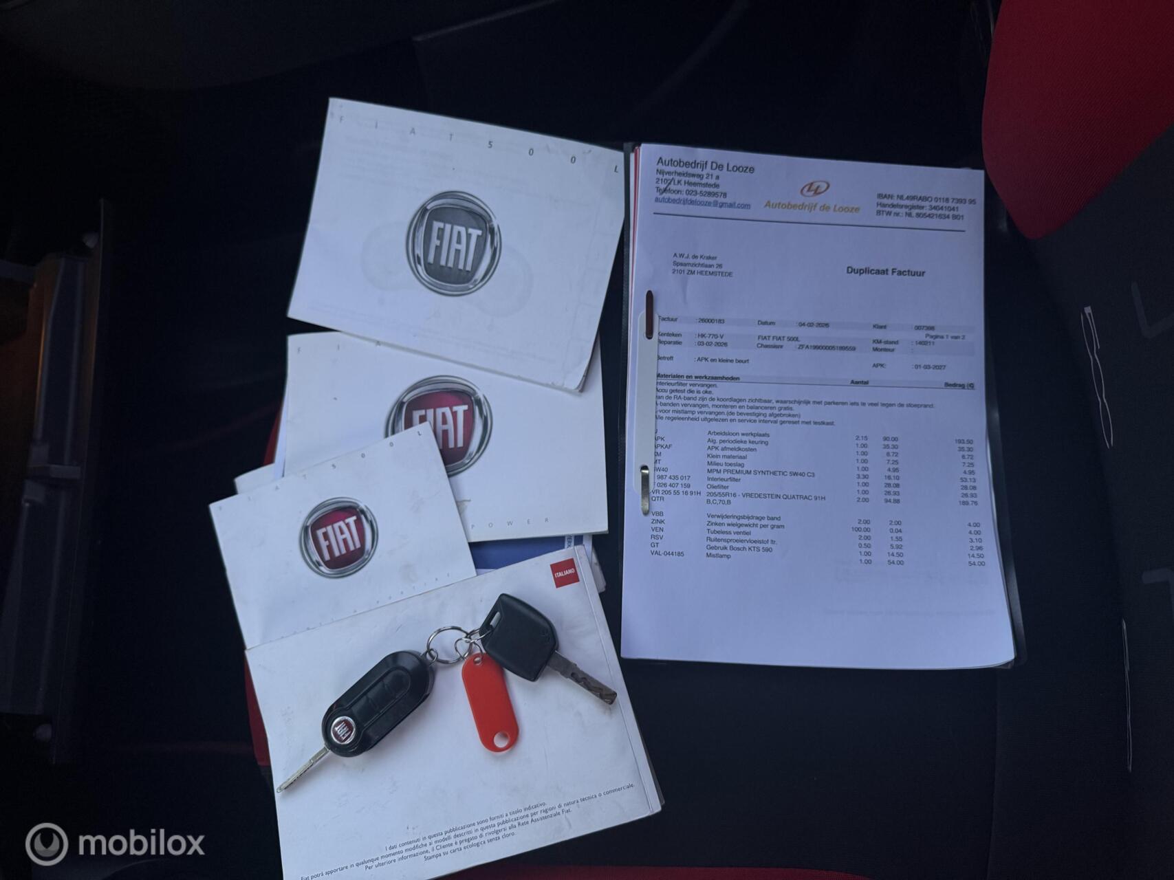 Foto van Fiat Fiat 500l