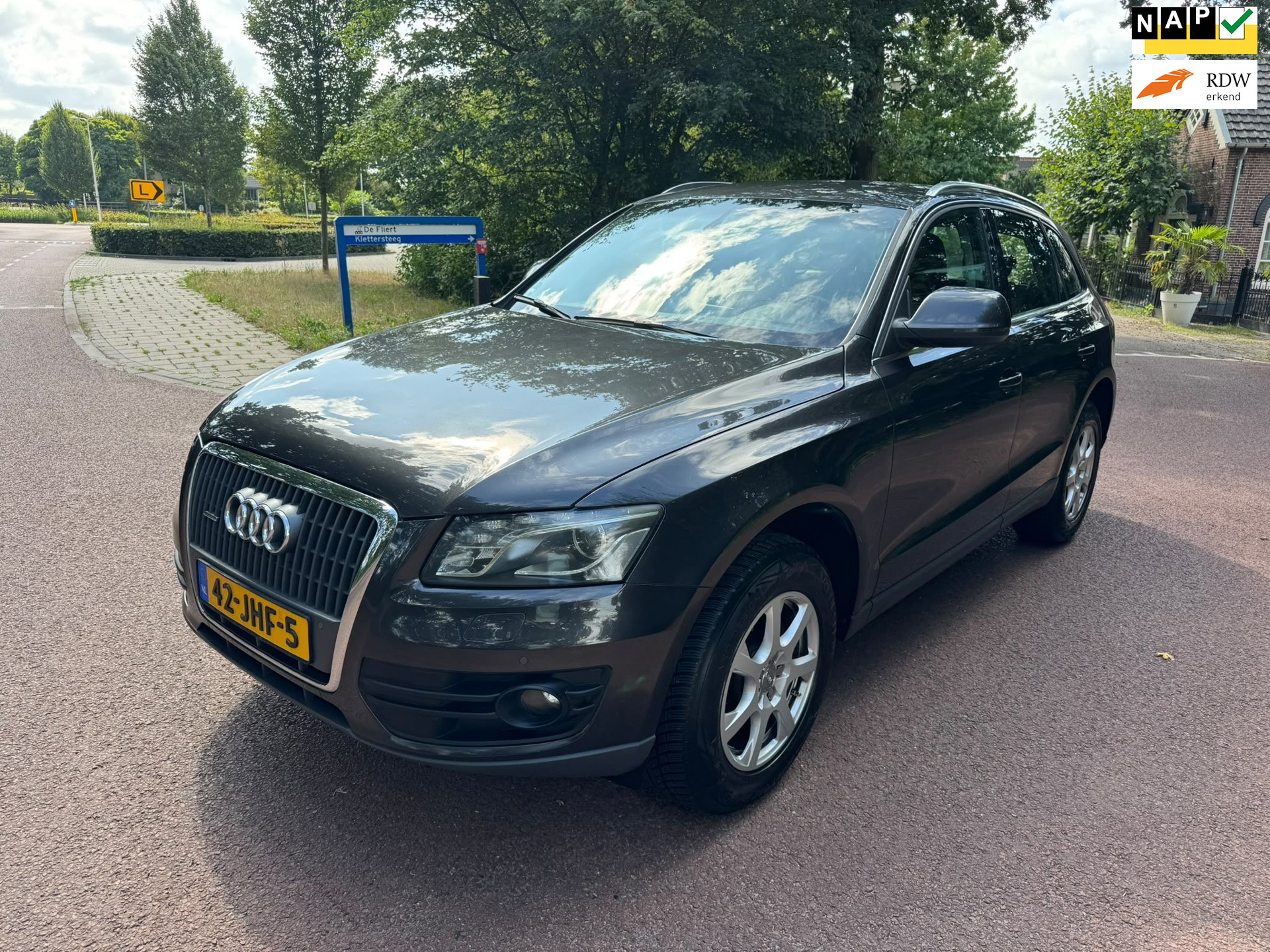 Audi Audi Q5 2.0 TFSI quattro Pro Line / Navi / CarPlay / Leder / Airco / NAP / Aux 2009 - voorkant