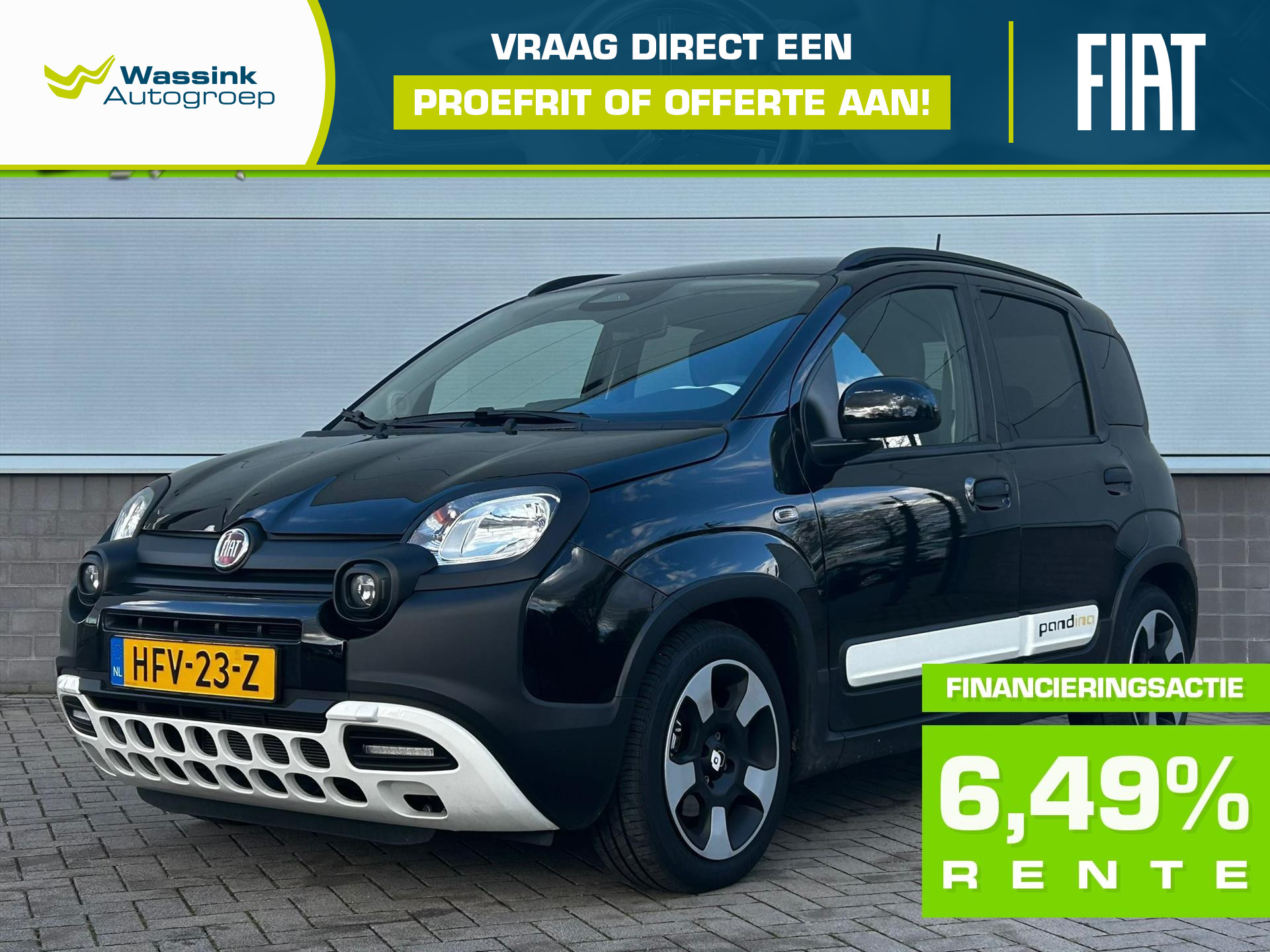 Fiat Panda Pandina Cross 70 pk Hybrid 2025 - voorkant
