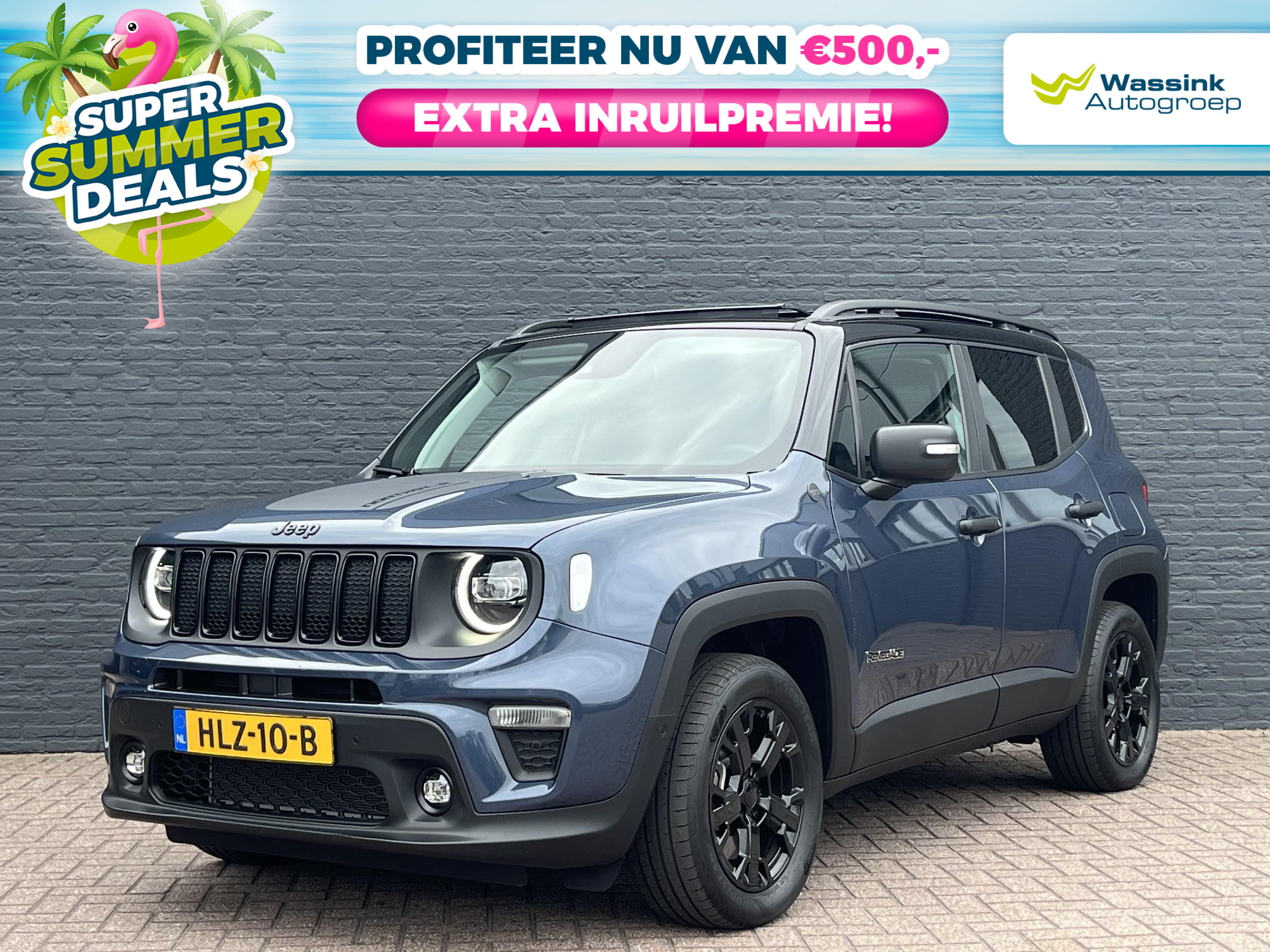 Jeep Renegade 4xe 240pk PHEV 4WD Automaat North Star | Winter 2025 - voorkant