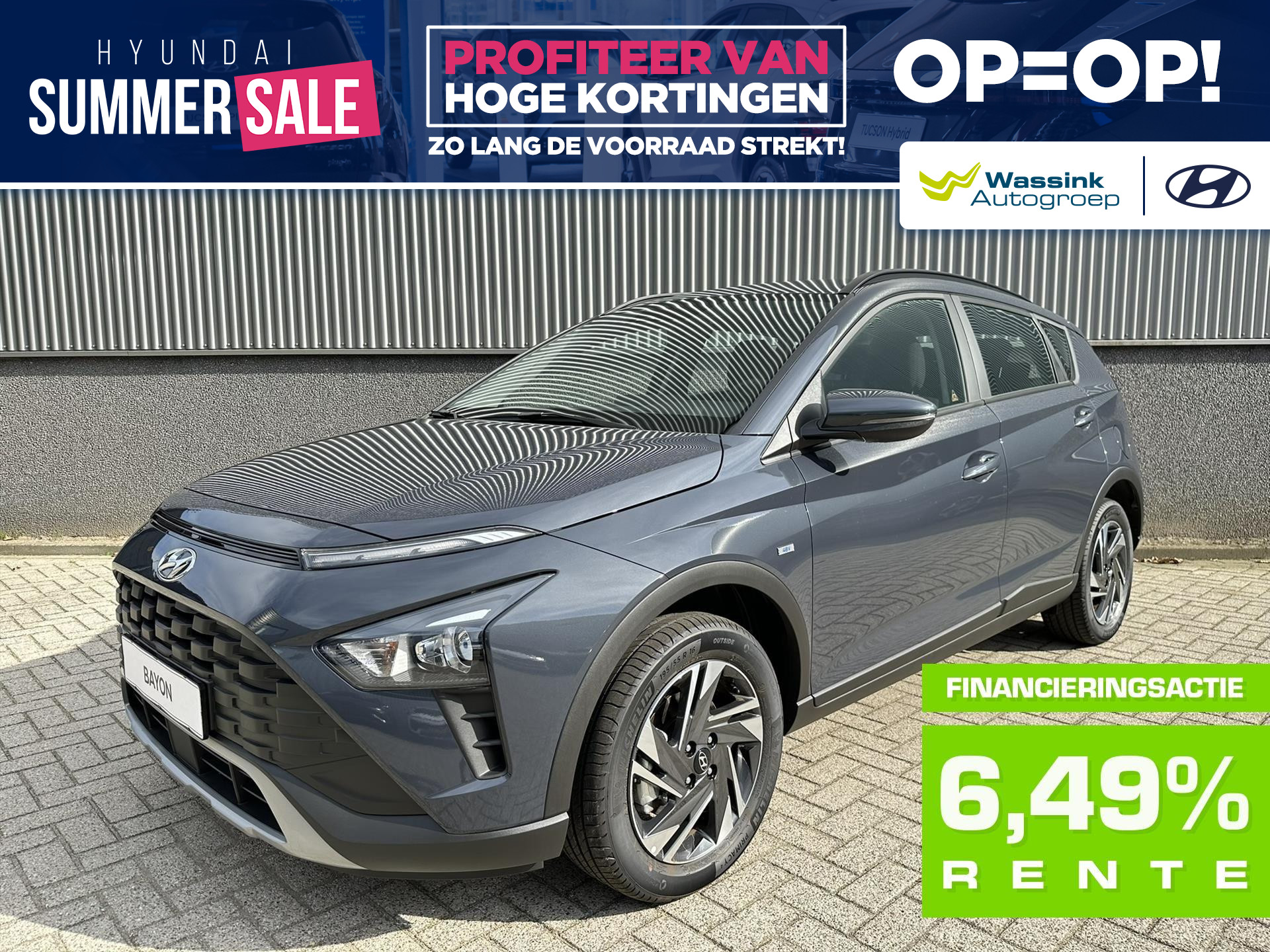 Hyundai Bayon 1.0 T-GDI 48V 100PK Aut Premium 2025 - voorkant
