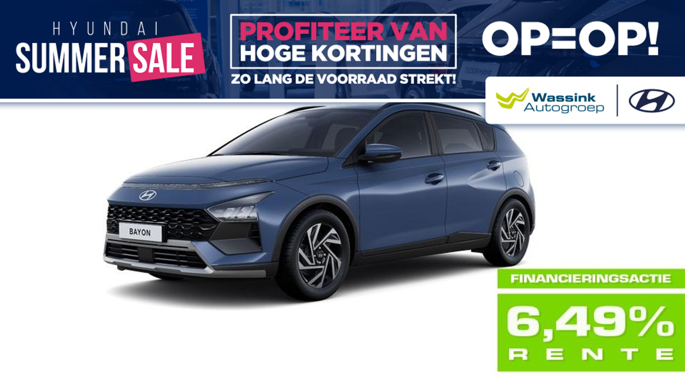 Hyundai Bayon 1.0 T-GDI 48V 100PK 2026 - voorkant