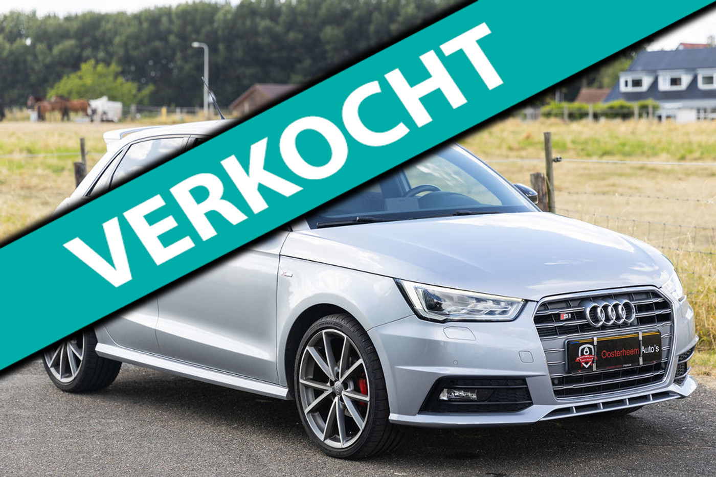 Audi A1 1.0 TFSI Sport Pro Line Sline Bose Matrix Nav 2017 - voorkant