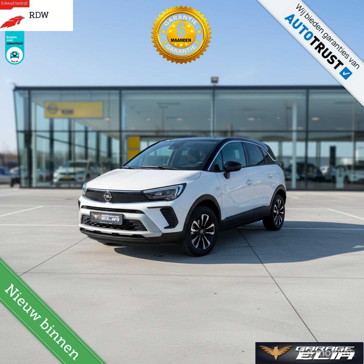 Opel Crossland 1.2 Turbo (2024) |CarPlay|Automaat|57.539 KM! 2024 - voorkant