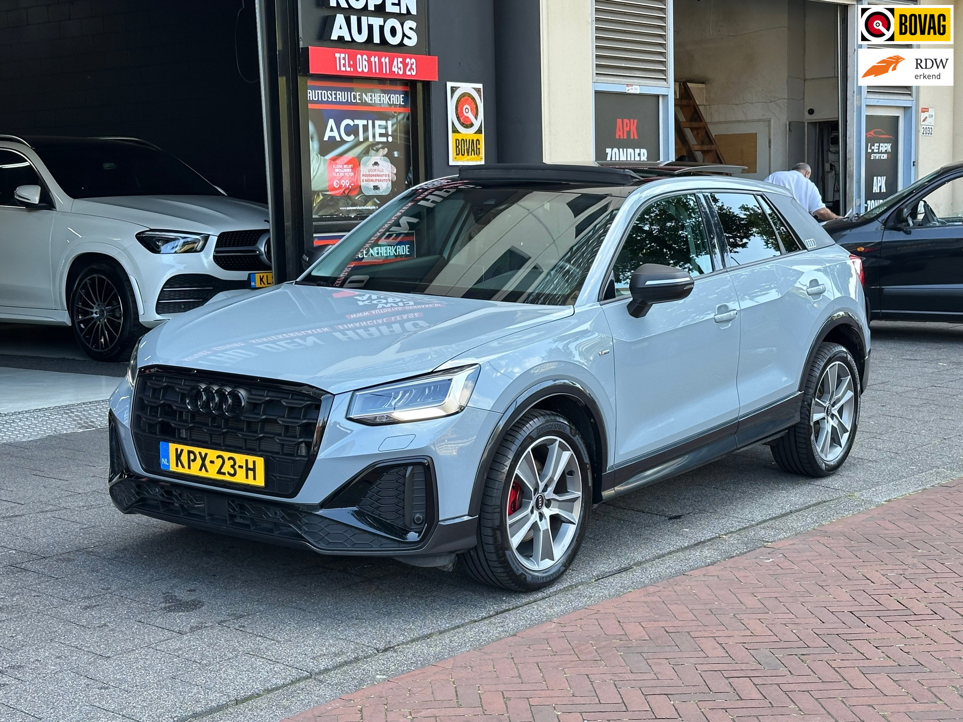 Audi Q2 35 TFSI S Edition Aut Leer Navi Clima Camera Carplay Pano PDC 2023 - voorkant