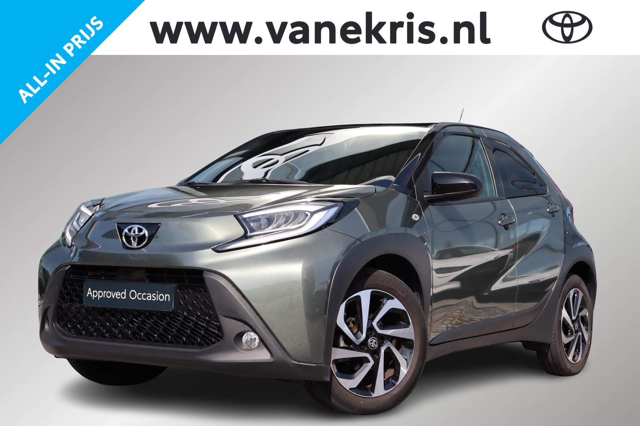 Toyota Toyota Aygo X 1.0 VVT-i MT Pulse, Apple Carplay/ Android Auto, 2023 - voorkant