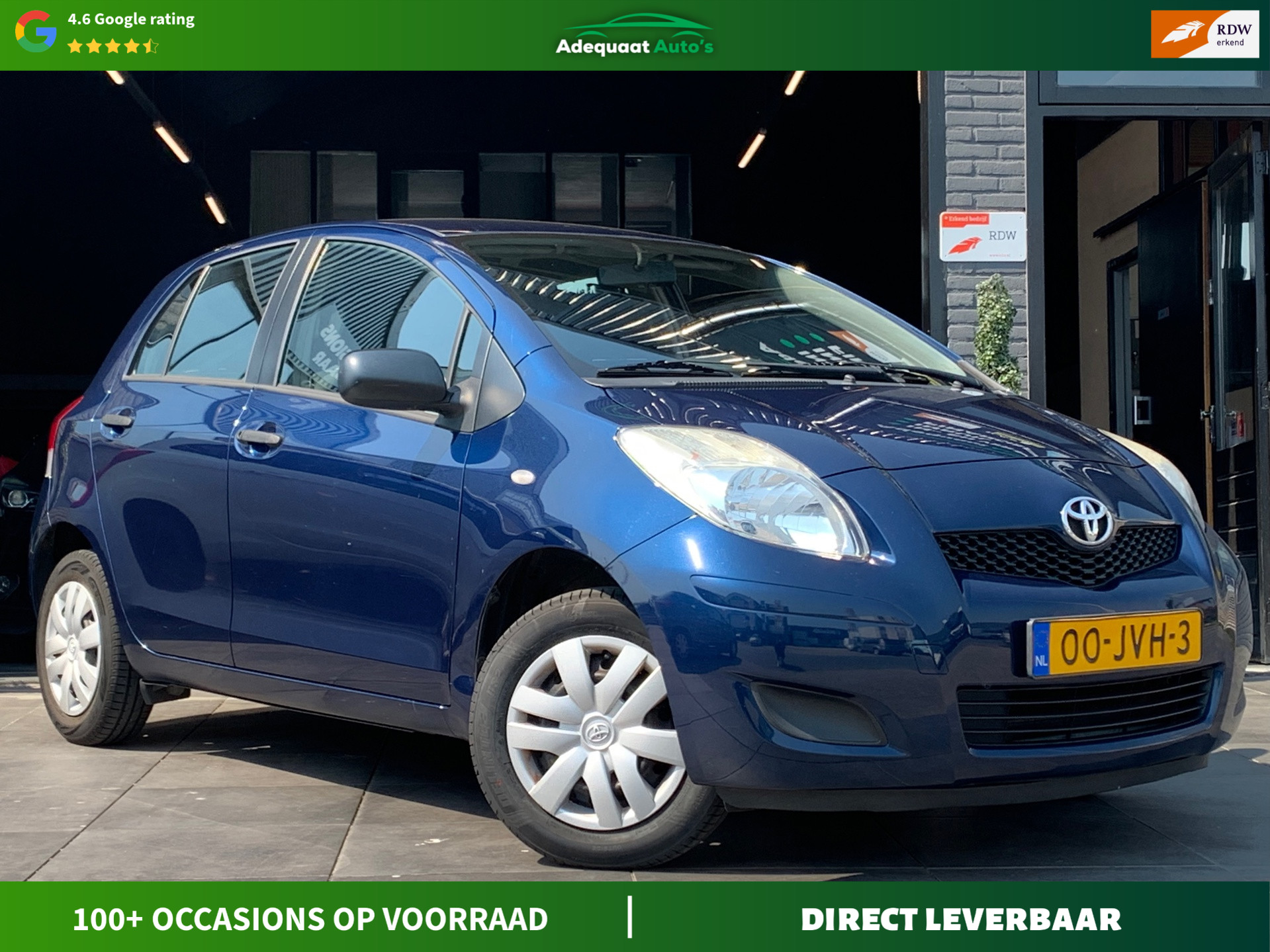 Toyota Toyota Yaris 1.0 VVTi Acces|2e eig|NAP|El.Ramen|APK|Trekhaak 2009 - voorkant