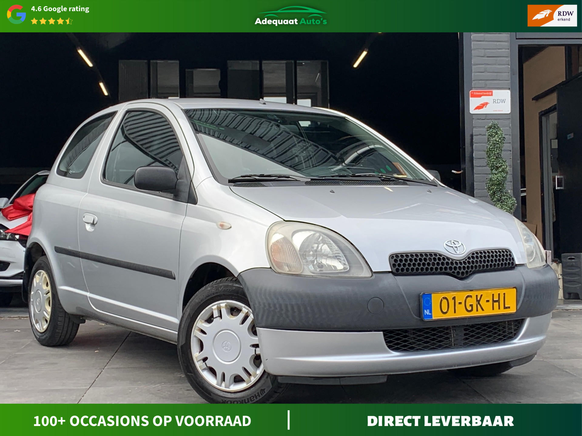 Toyota Toyota Yaris 1.0-16V VVT-i Terra|1e eig|NAP|APK|2 sleutels 2001 - voorkant