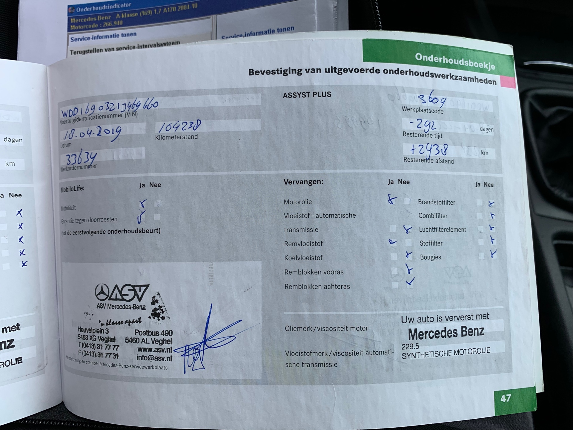 Foto van Mercedes-Benz A 170