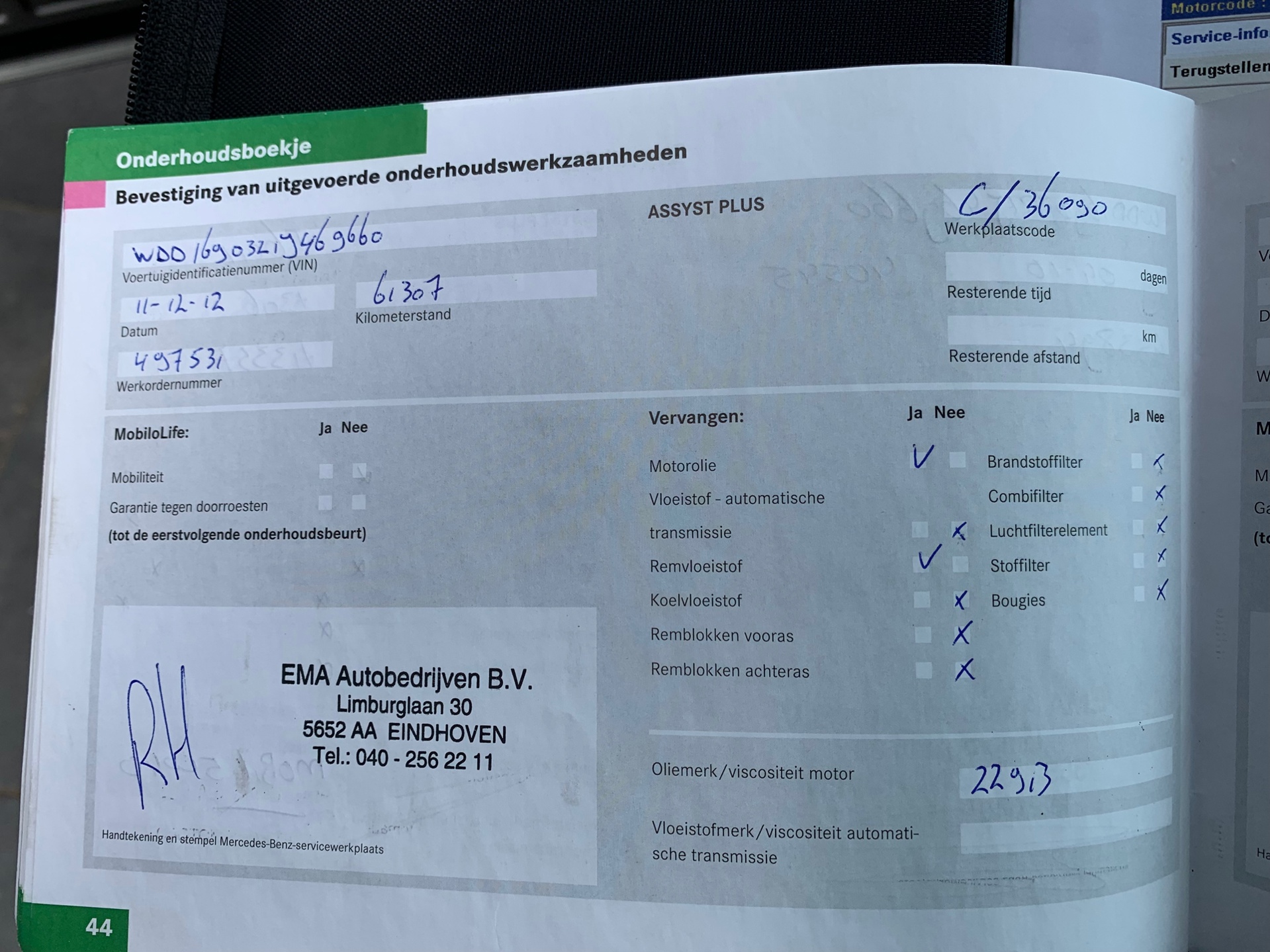 Foto van Mercedes-Benz A 170