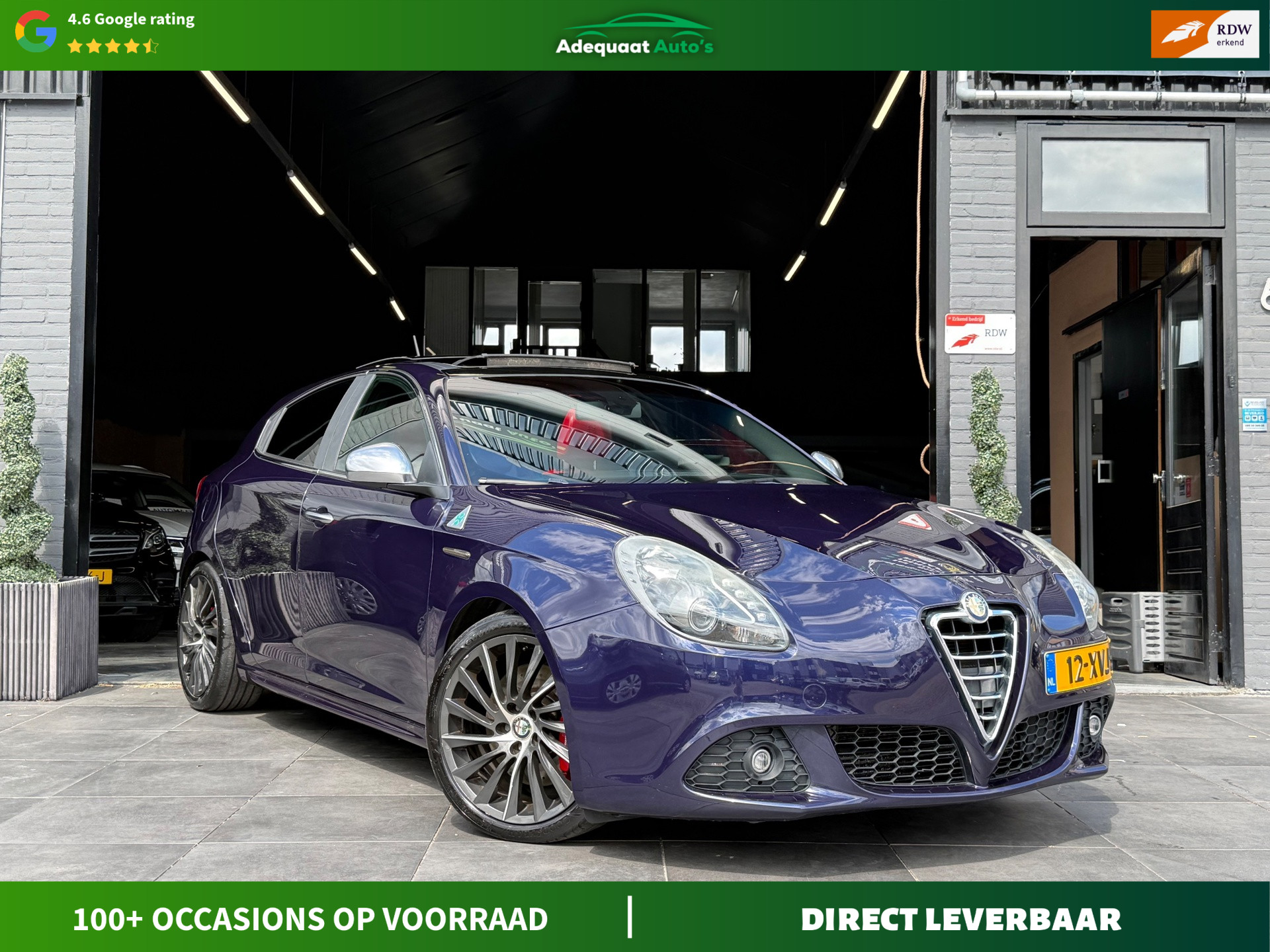 Alfa Romeo Alfa Giulietta 1.7 TBi Quadrifoglio Verde|Pano|Novitec 2012 - voorkant