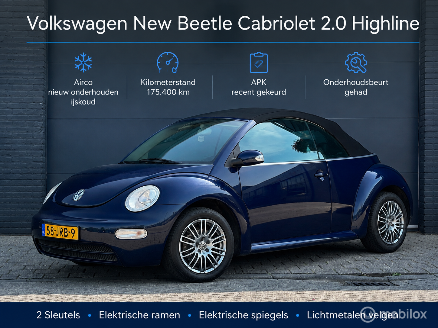 Volkswagen New Beetle 2.0 Highline 2003 - voorkant