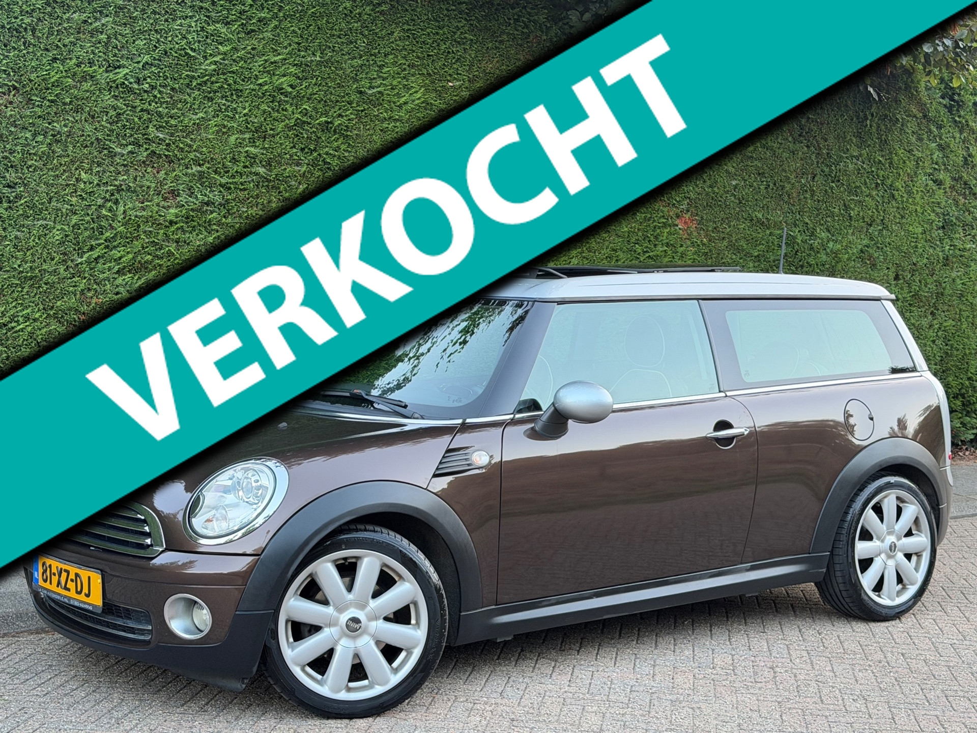 Mini Mini Cooper Clubman 1.6 Cooper Chili RIJDGOED!/PANO/LEER/LMVELGEN 2007 - voorkant