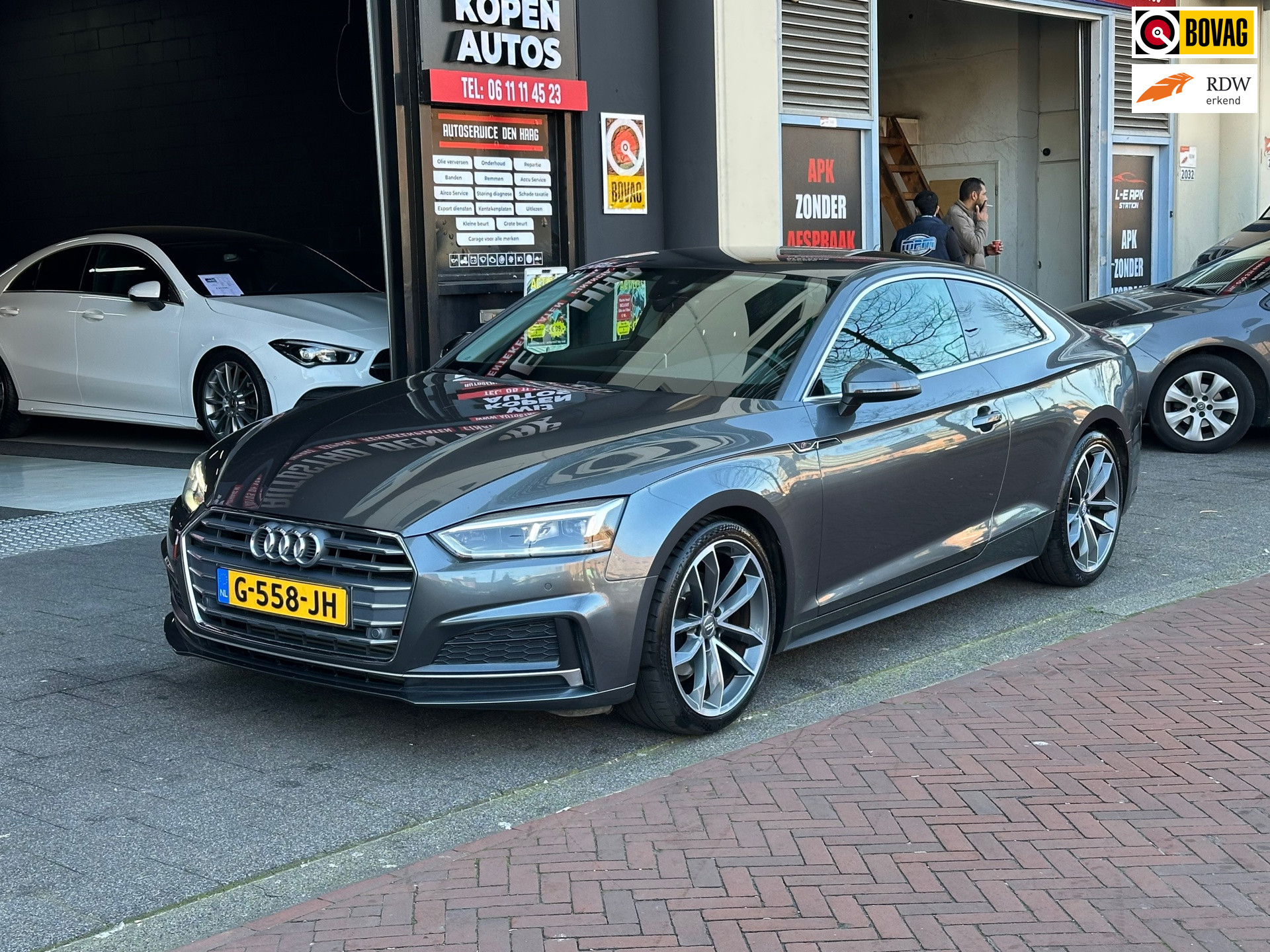 Audi A5 CoupÉ 40 TFSI Design Pro Line Plus Navi Camera Carplay 2019 - voorkant