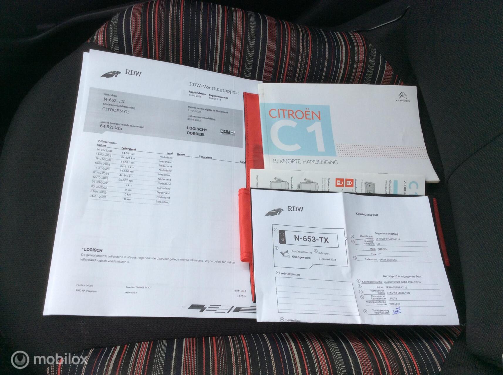 Foto van Citroen C1