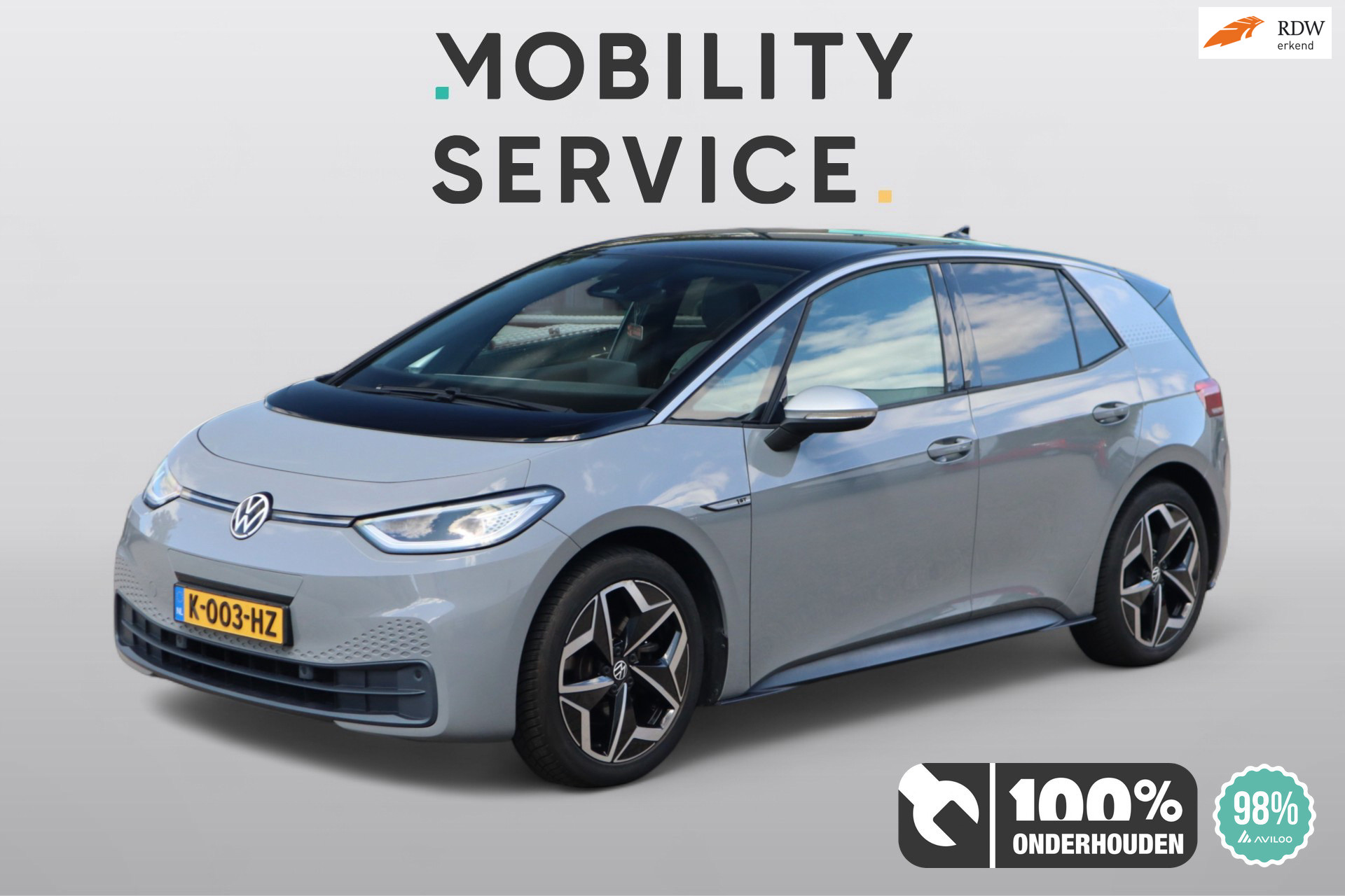 Volkswagen Id.3 Pro 150 KW First Plus 58 kWh SOH98% Clima Cluise LED 2020 - voorkant