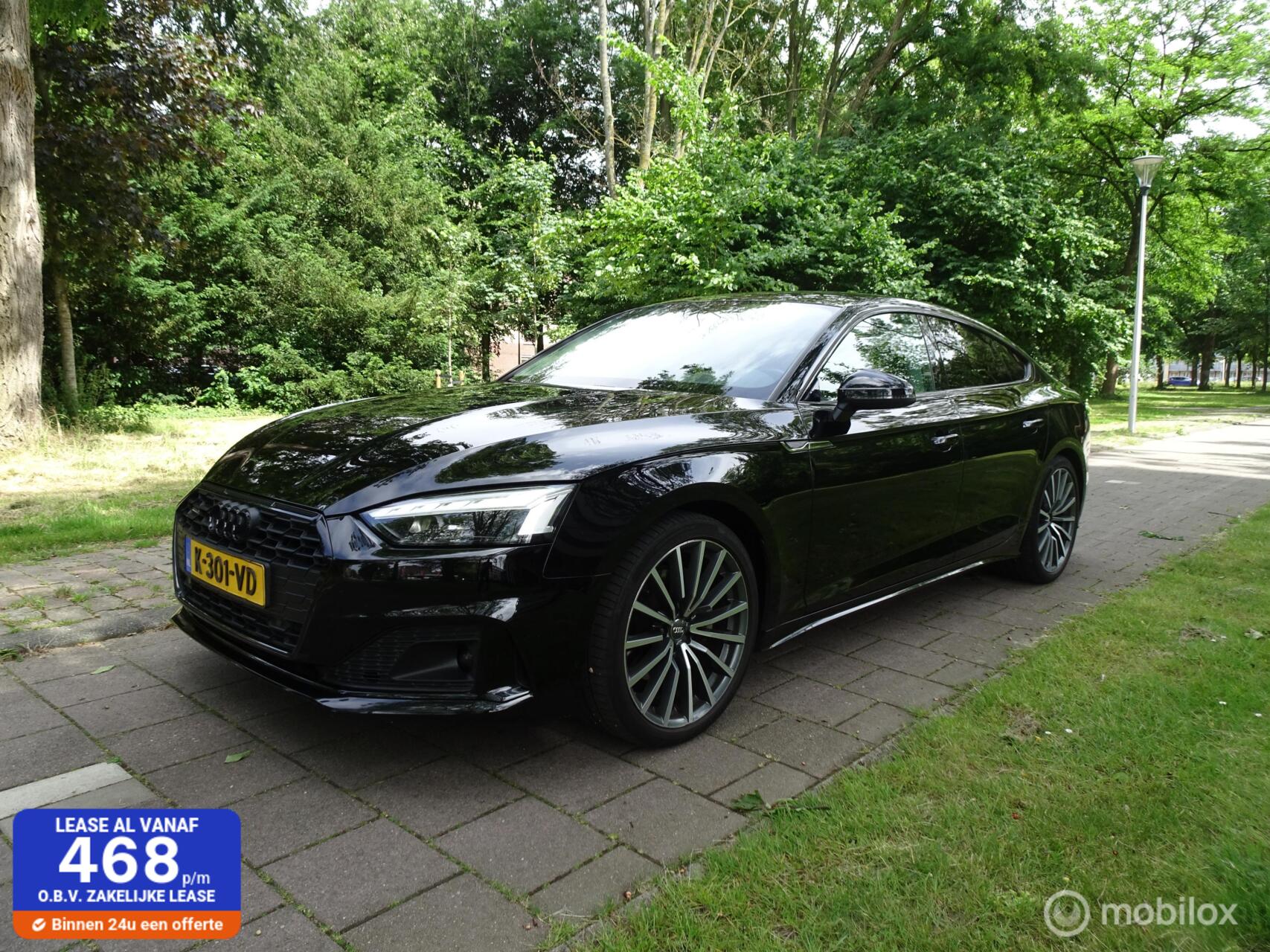 Audi A5 Sportback 40 TFSI Quattro DEALER ONDERHOUDEN|1E EIGE 2021 - voorkant