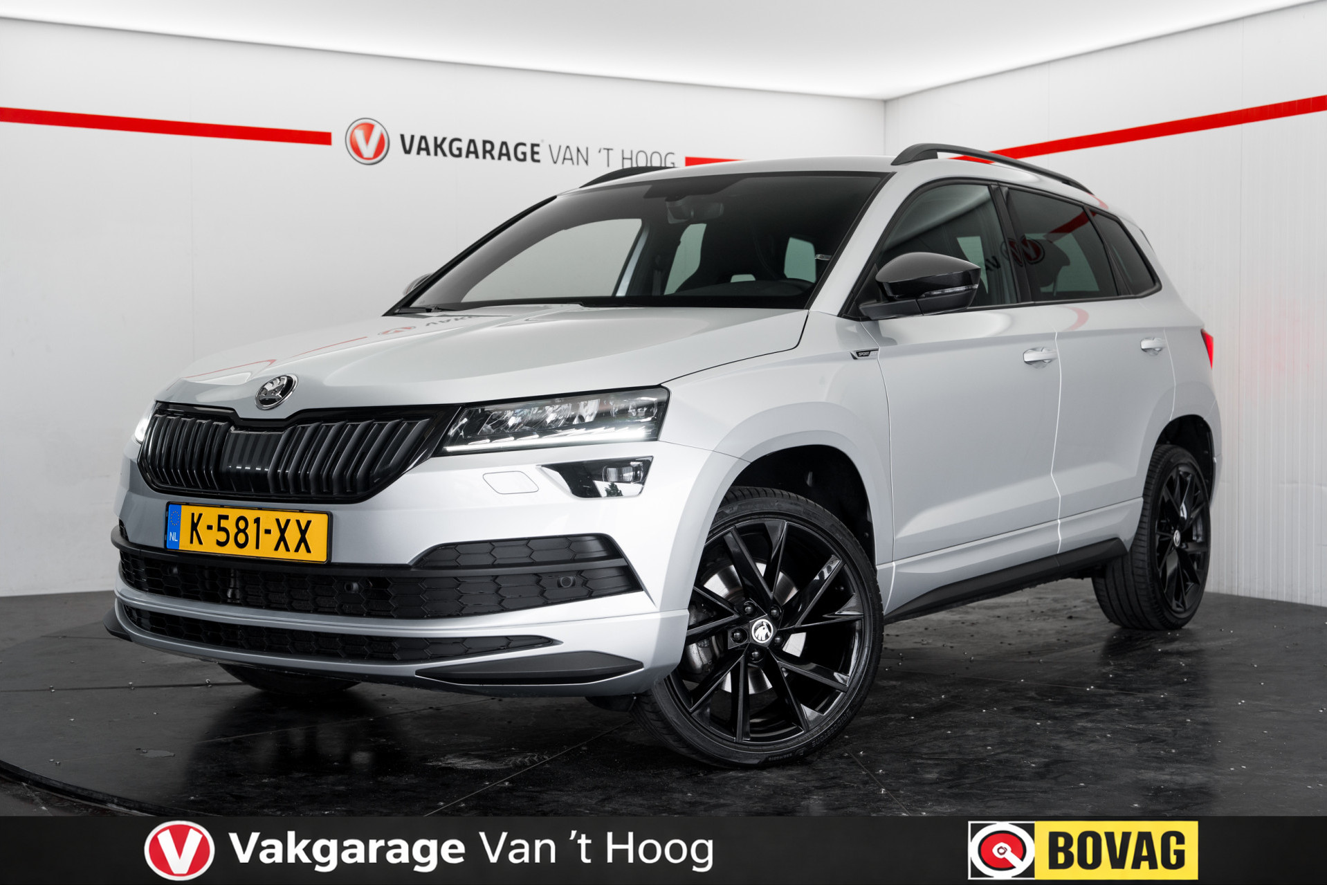 Skoda Karoq 1.5 TSI ACT Sportline Business|Digitalecockpit|ACC| 2021 - voorkant