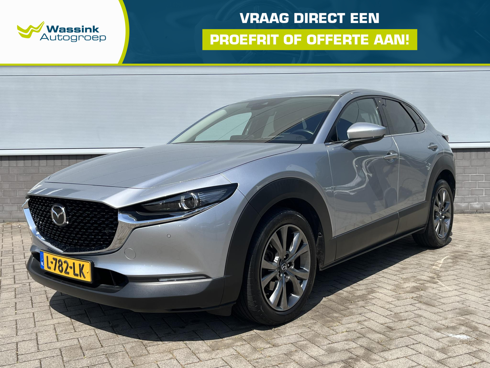 Mazda Mazda Cx-30 2.0 e-SkyActiv-X 186 pk Luxury 2021 - voorkant