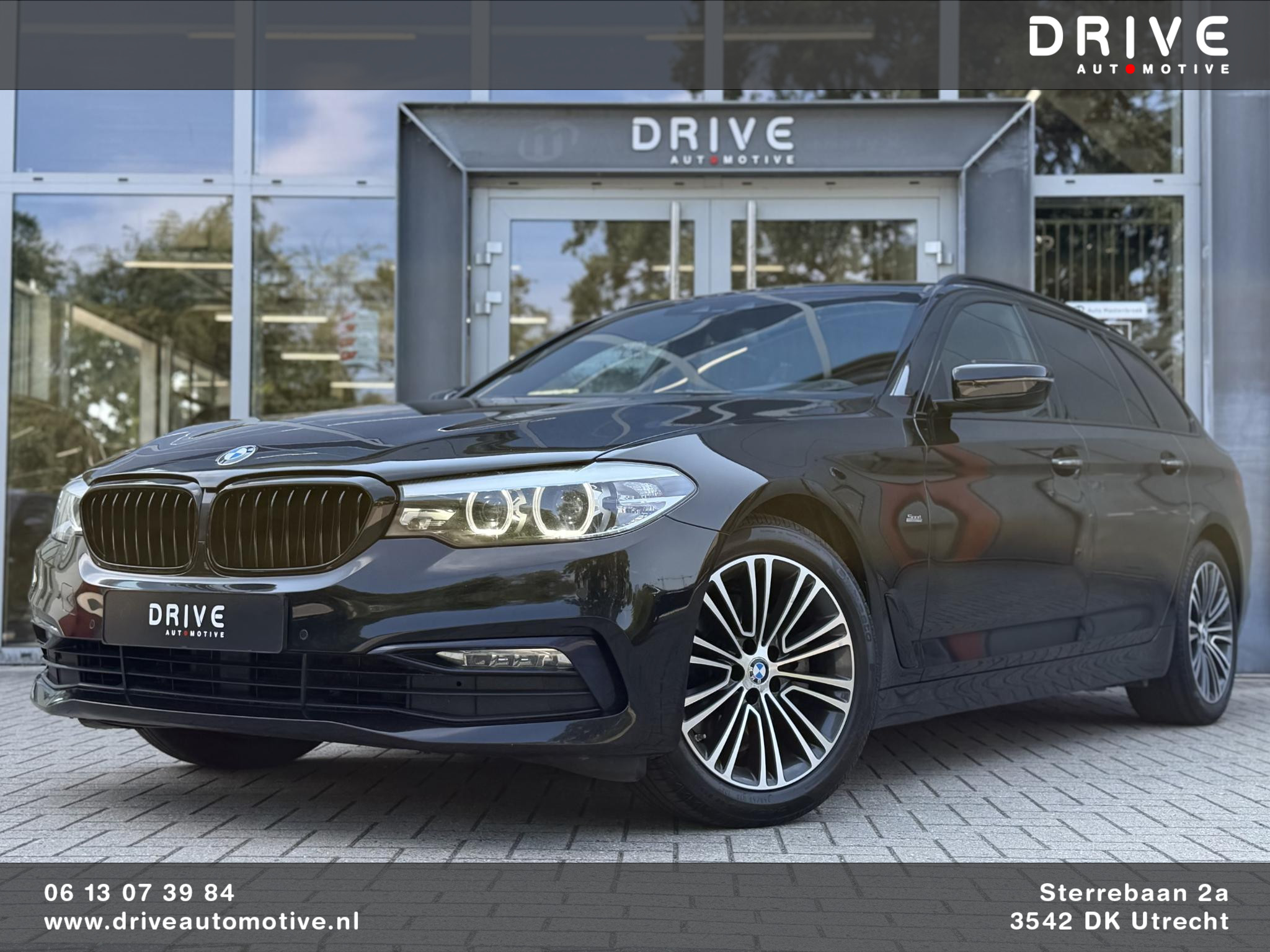 BMW 520i 520i High Ex. Sportline 2017 - voorkant