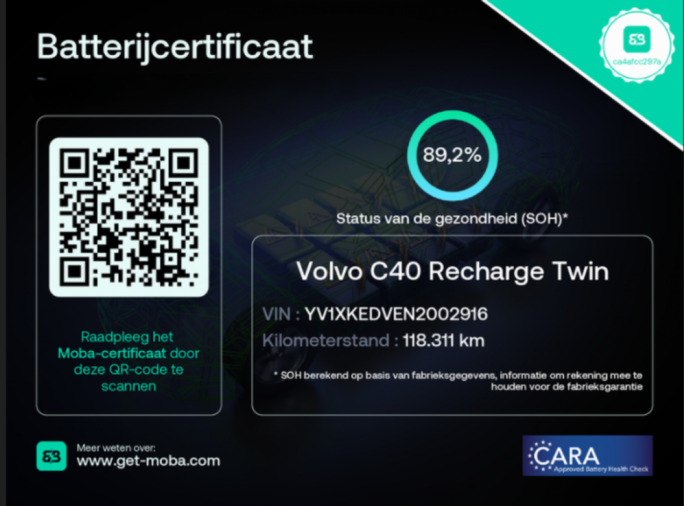 Foto van Volvo C40