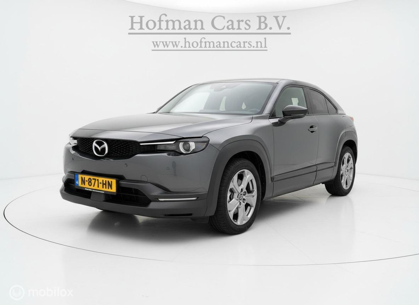 Mazda Mazda Mx-30 e-SkyActiv 145 - SOH 94% - 36 kWh – NAP – Camera - NL Auto – Fabrieksgarantie batterij 2021 - voorkant