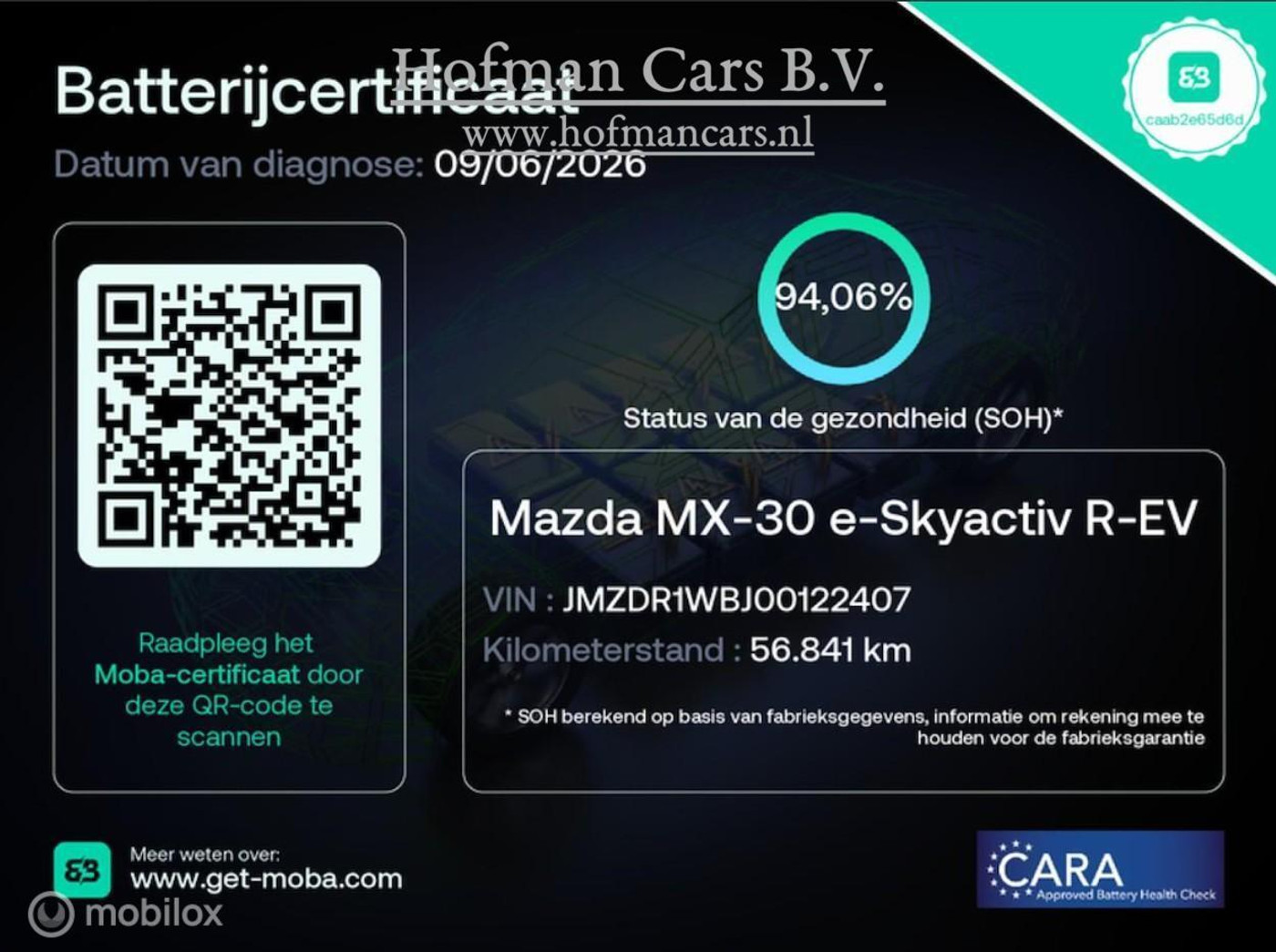 Foto van Mazda Mazda Mx-30