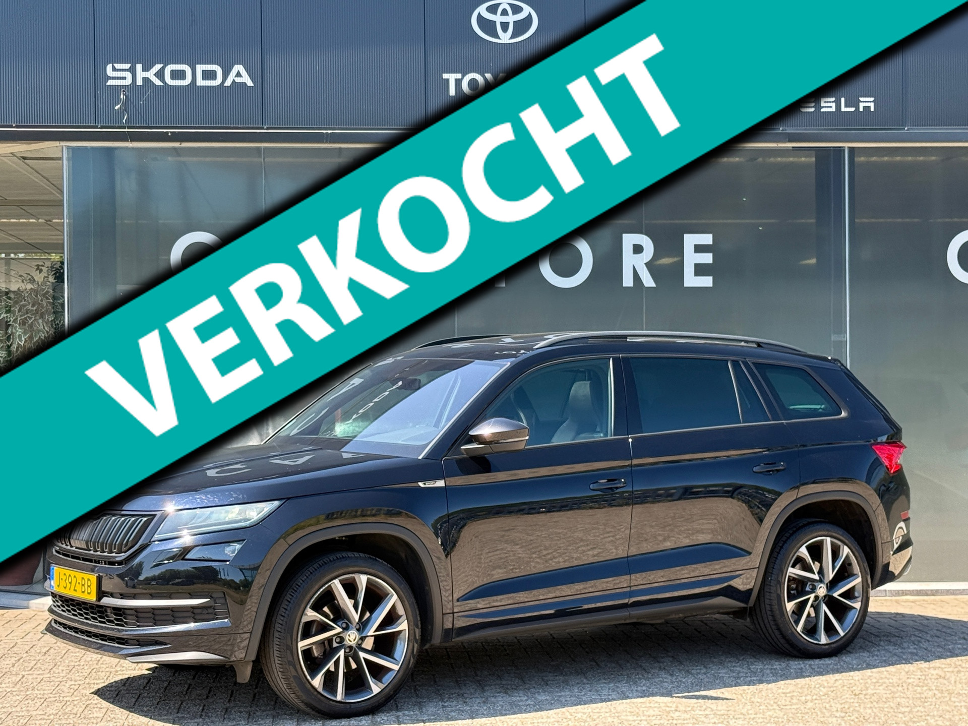 Skoda Kodiaq 1.5 TSI 150PK DSG Sportline 7Pers. 2020 - voorkant