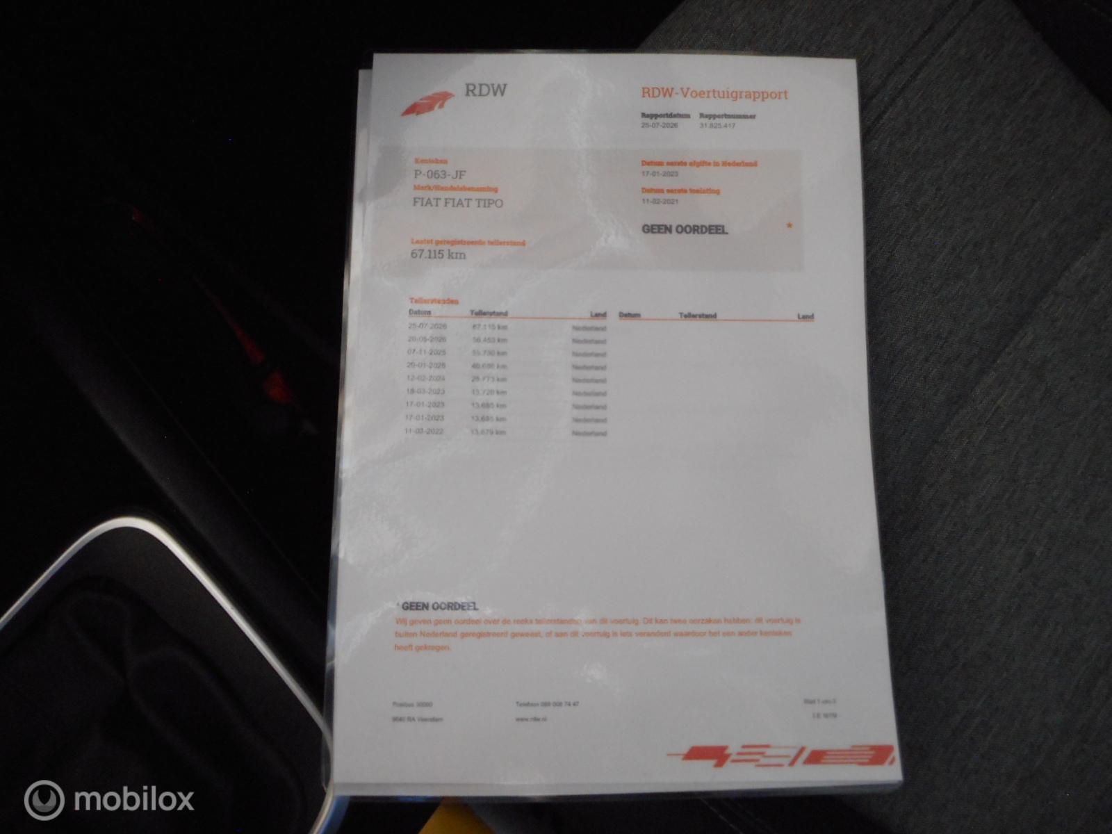 Foto van Fiat Fiat Tipo